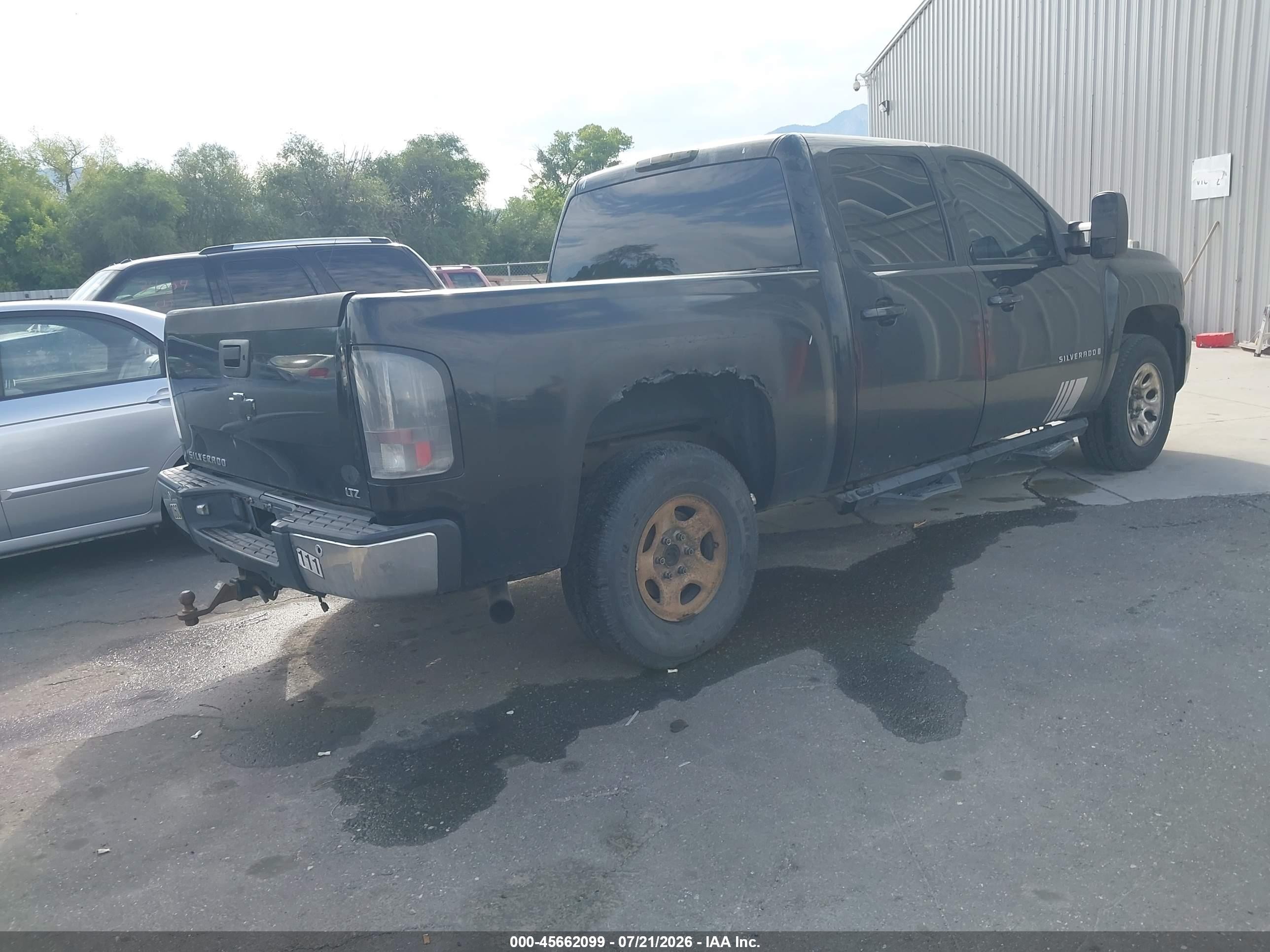 2008 Chevrolet Silverado 1500 Lt1/lt2/ltz/work Truck Black vin: 2GCEK13MX81245585