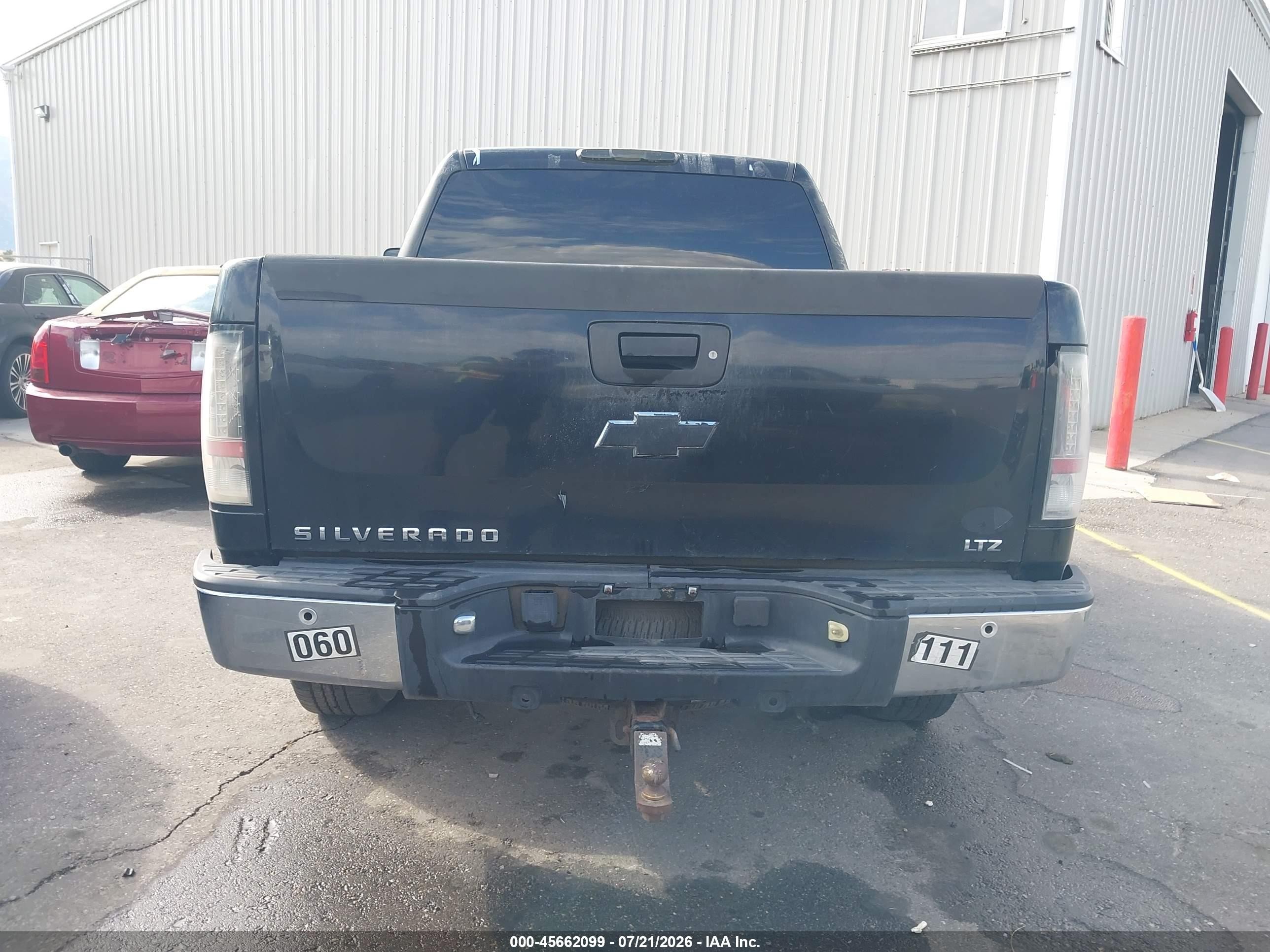 2008 Chevrolet Silverado 1500 Lt1/lt2/ltz/work Truck Black vin: 2GCEK13MX81245585
