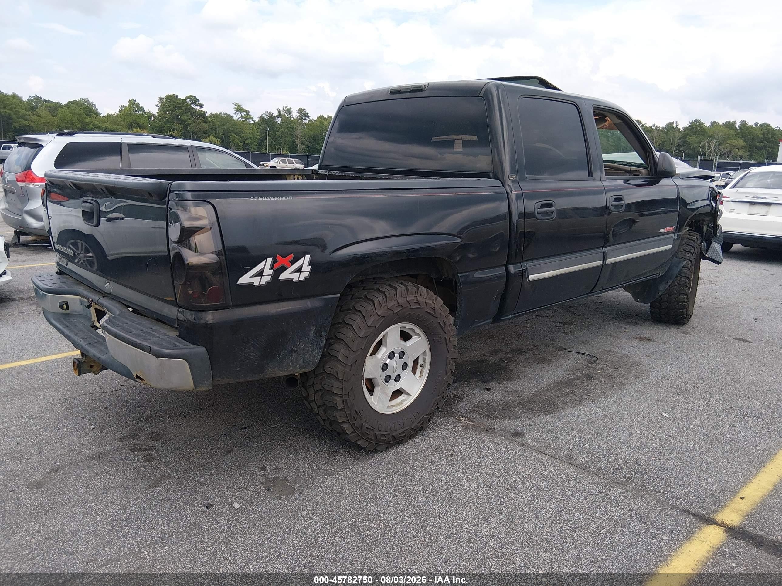 2006 Chevrolet Silverado 1500 Lt2 Black vin: 2GCEK13N261227507