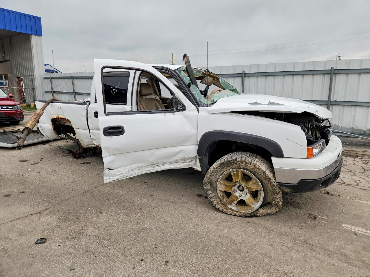2007 Chevrolet Silverado K1500 Classic Crew Cab Белый vin: 2GCEK13N271182926