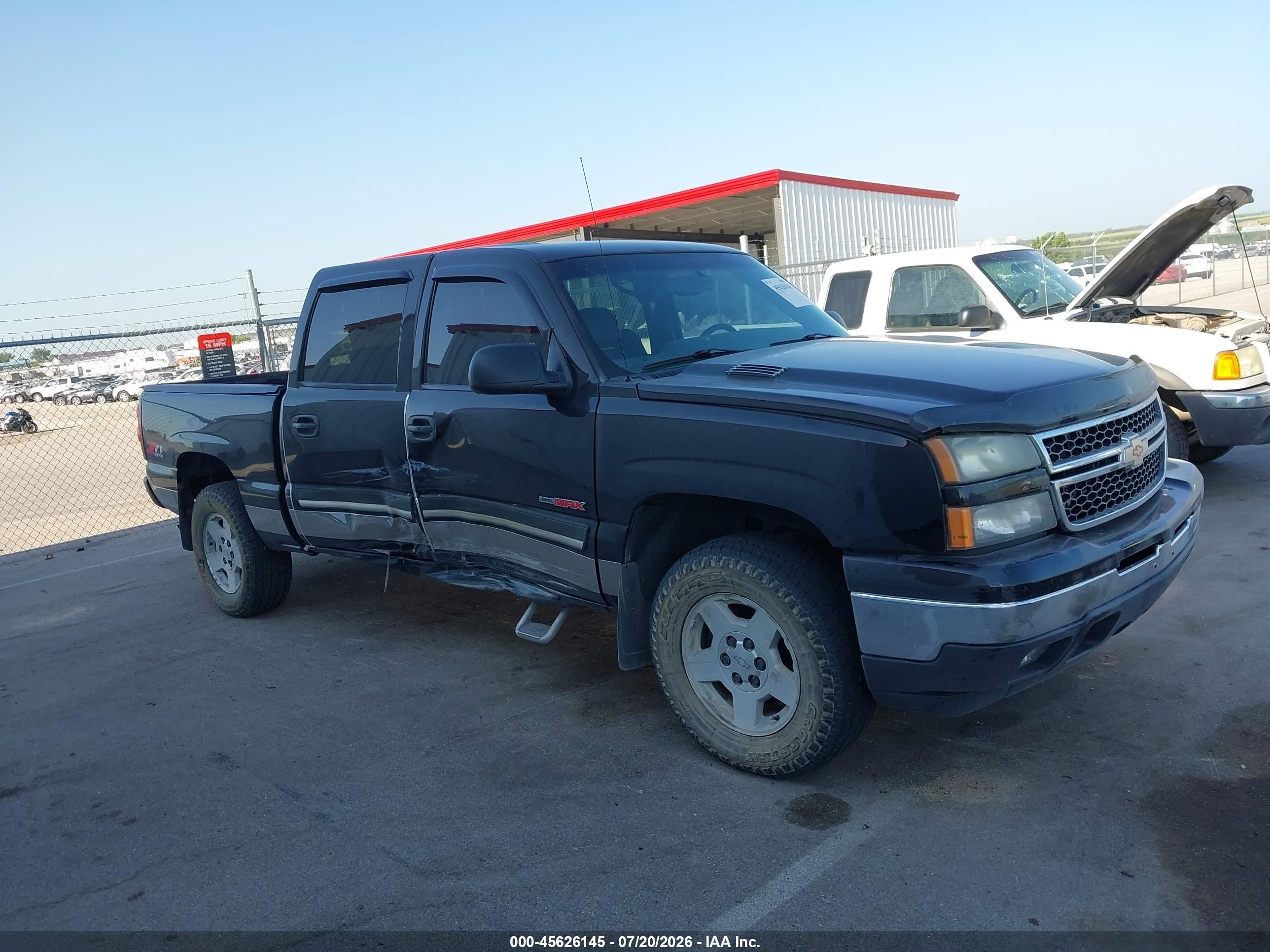 2006 Chevrolet Silverado 1500 Lt3 Black vin: 2GCEK13NX61269200