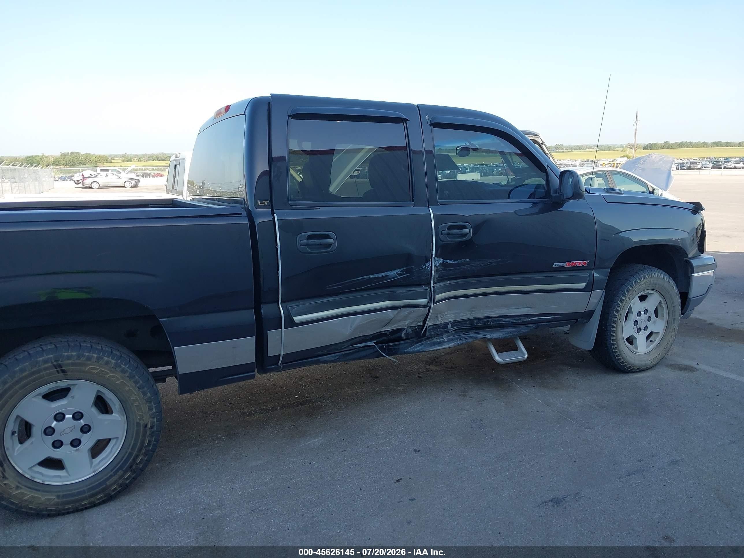 2006 Chevrolet Silverado 1500 Lt3 Black vin: 2GCEK13NX61269200