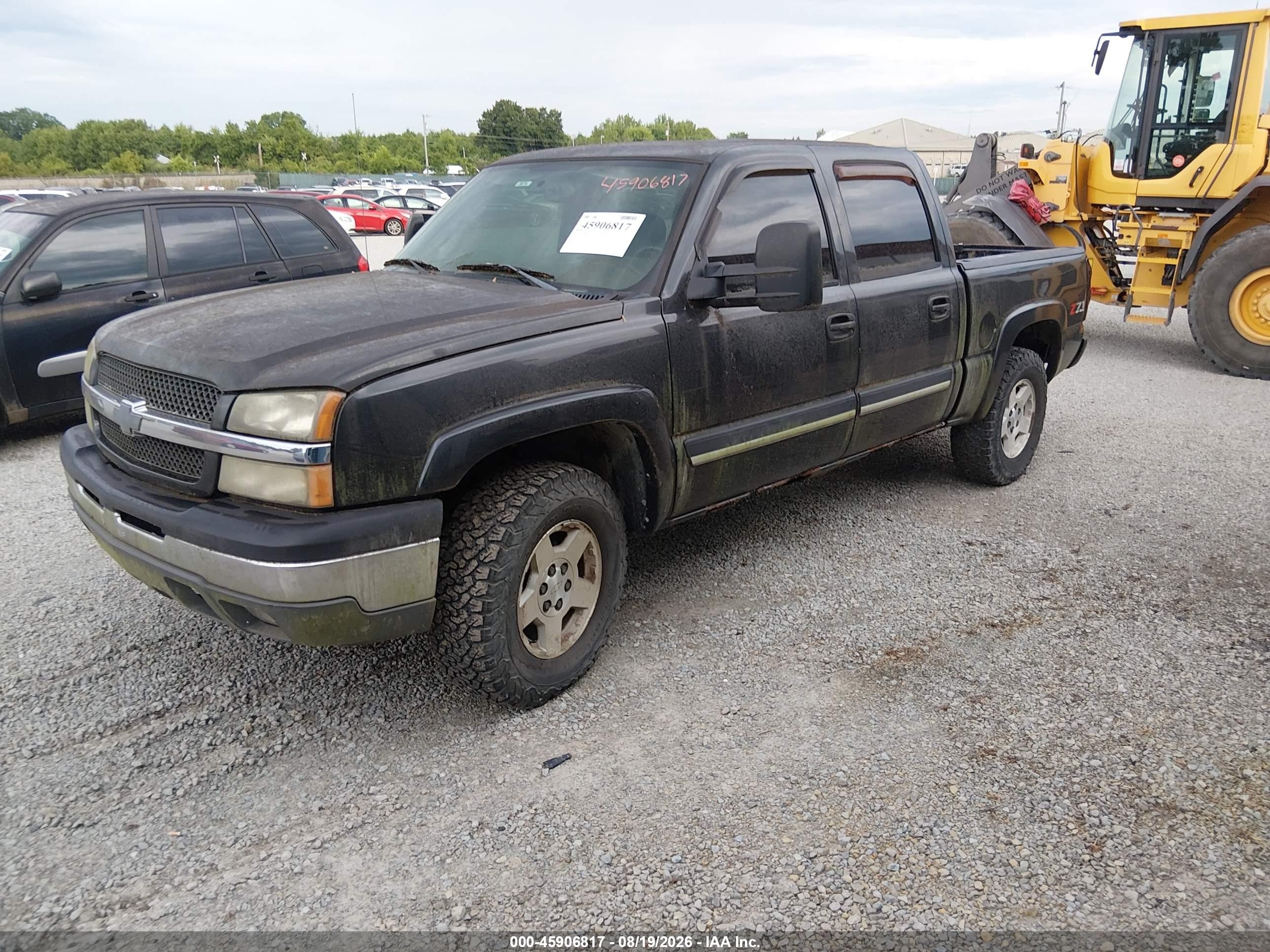 2004 Chevrolet Silverado 1500 Z71 Black vin: 2GCEK13T041380544