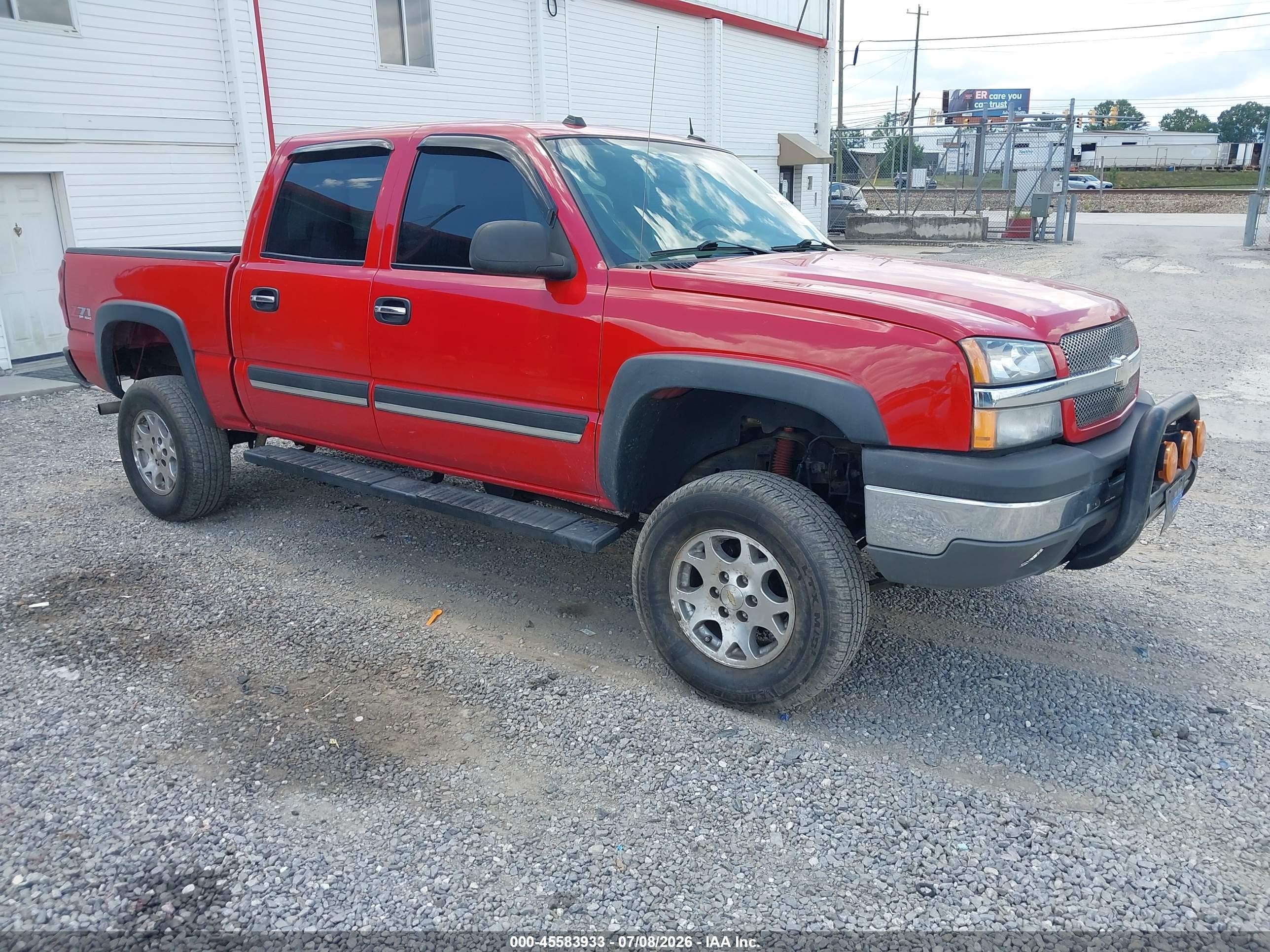 2004 Chevrolet Silverado 1500 Z71 Red vin: 2GCEK13T041426468