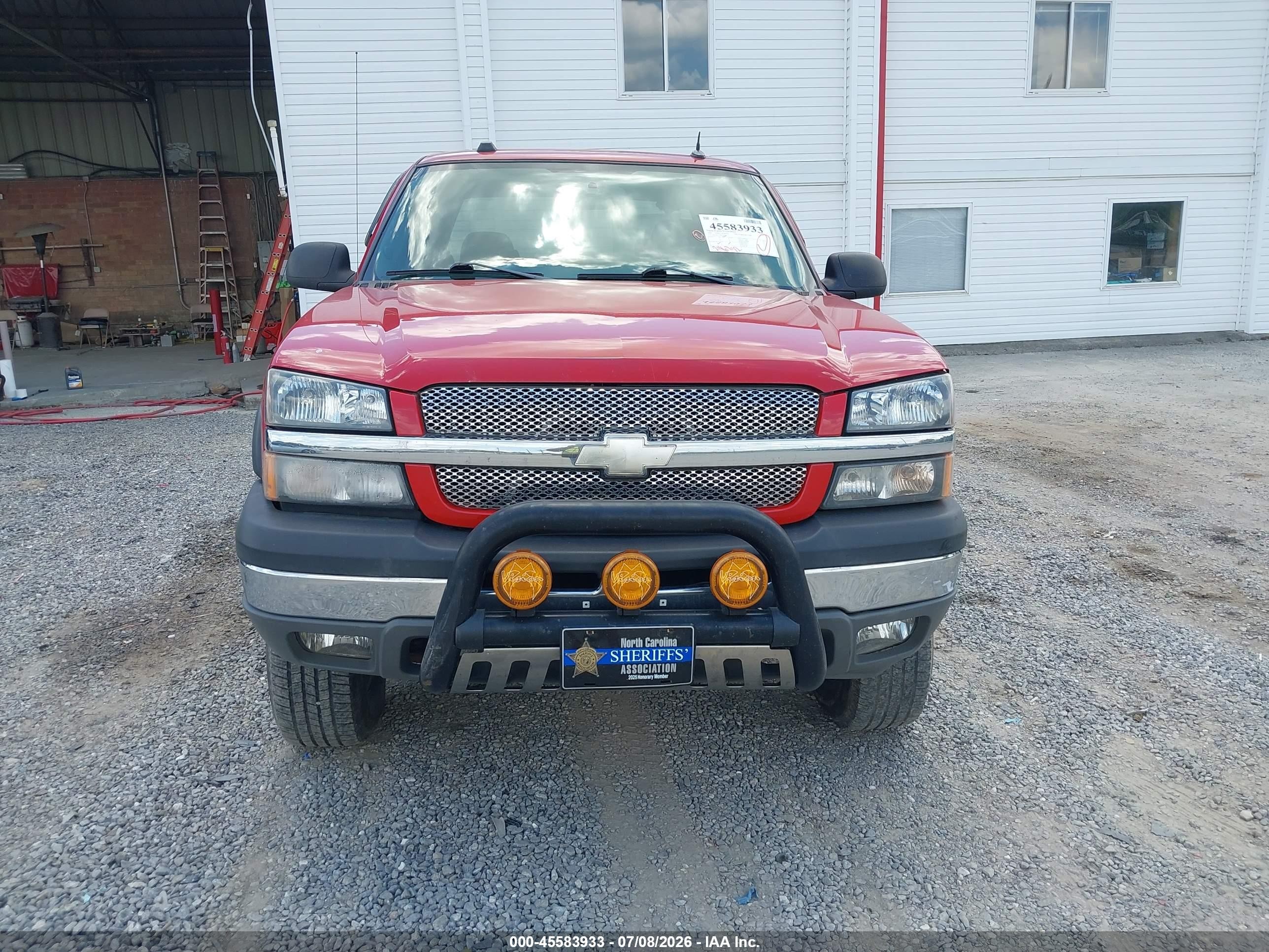 2004 Chevrolet Silverado 1500 Z71 Red vin: 2GCEK13T041426468