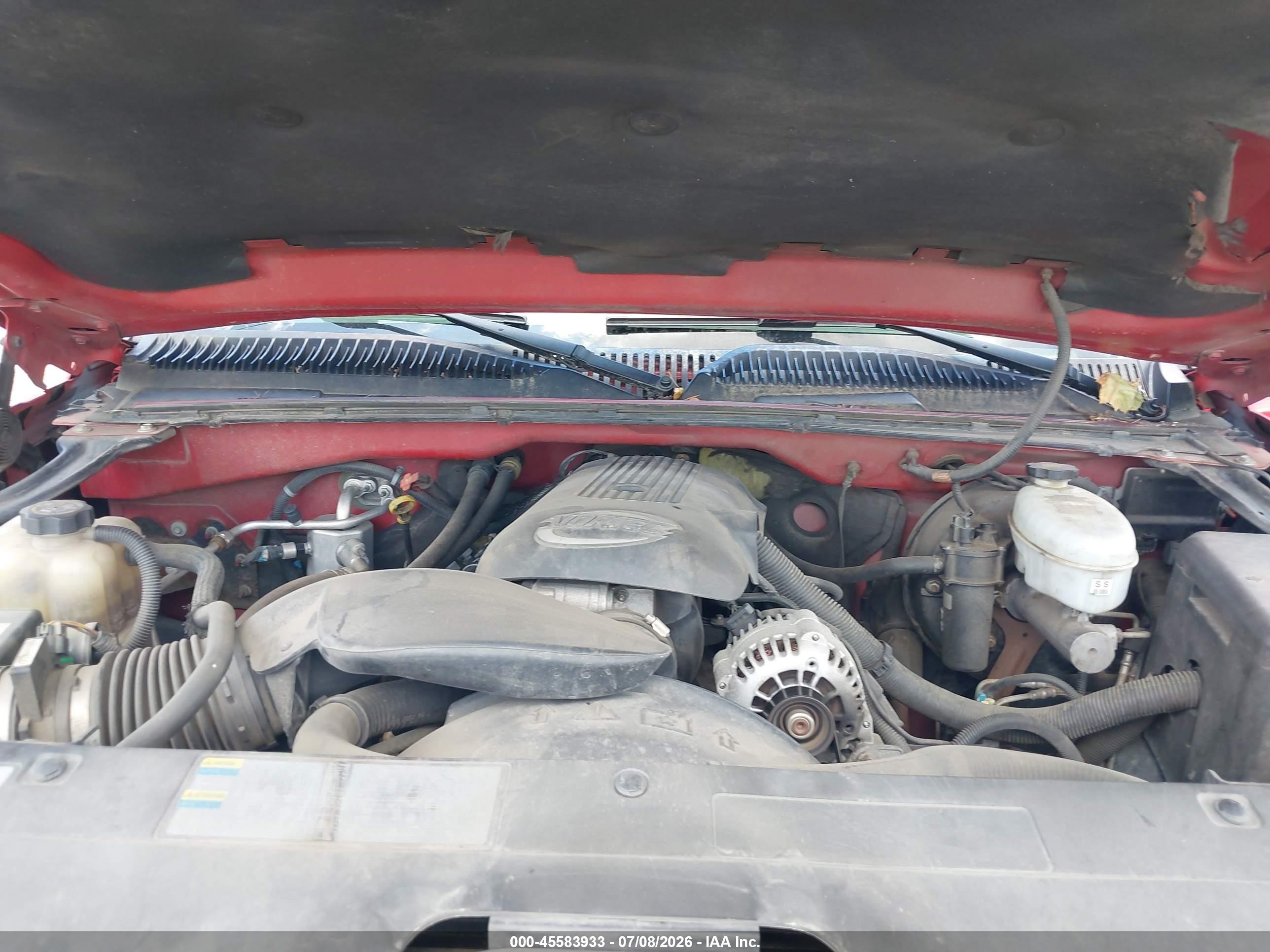 2004 Chevrolet Silverado 1500 Z71 Red vin: 2GCEK13T041426468