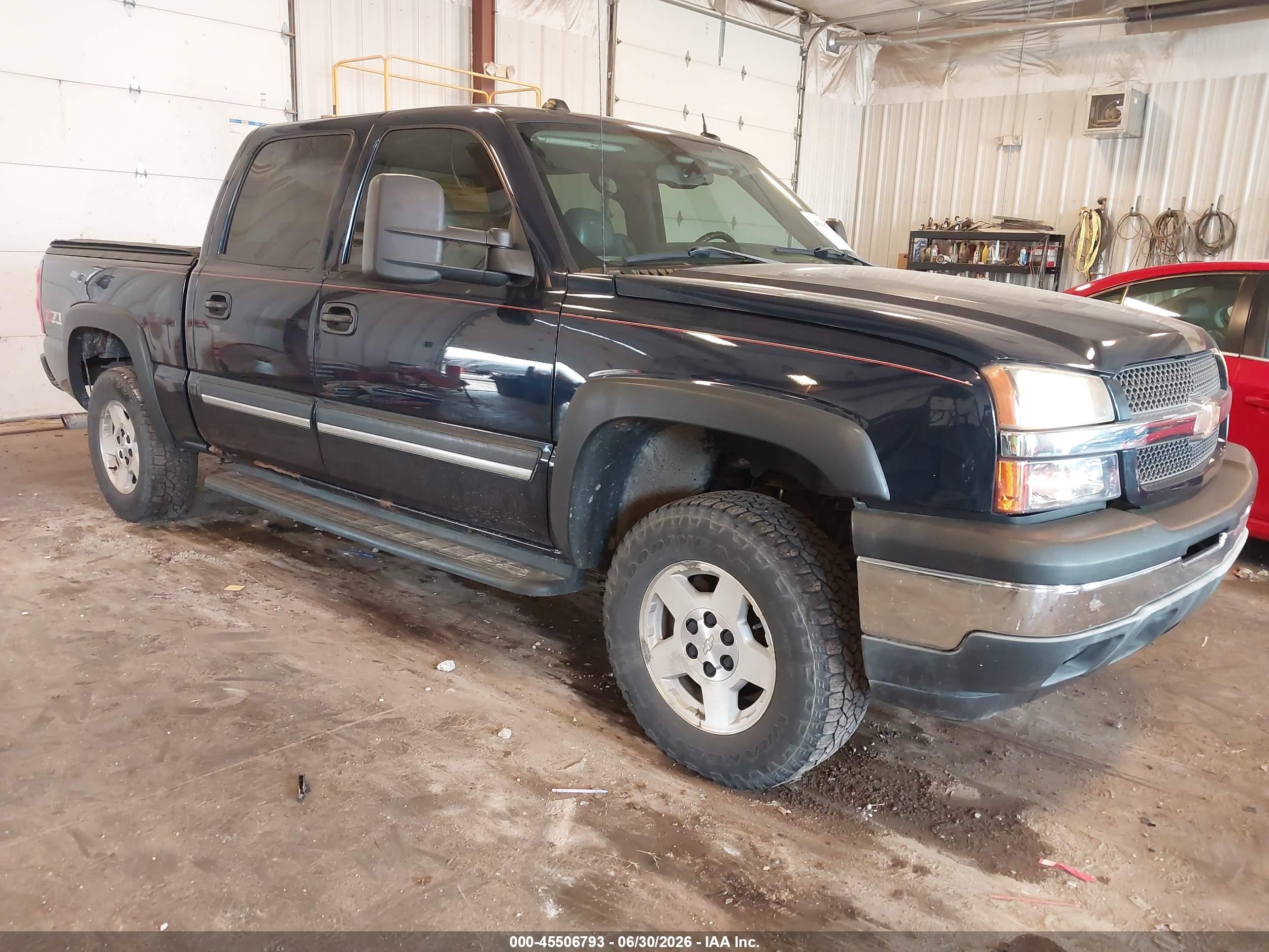 2005 Chevrolet Silverado 1500 Z71 Blue vin: 2GCEK13T051211528
