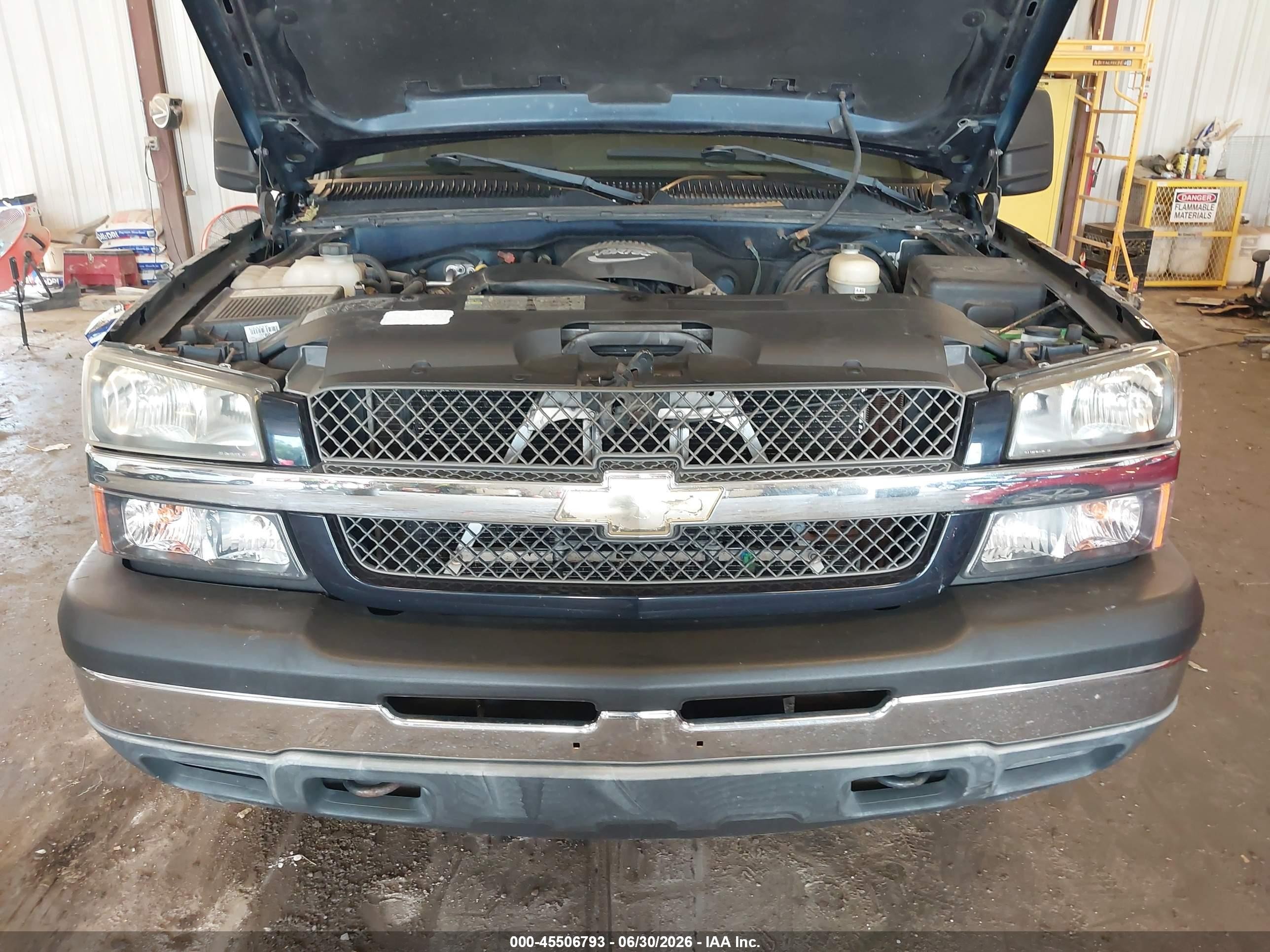 2005 Chevrolet Silverado 1500 Z71 Blue vin: 2GCEK13T051211528