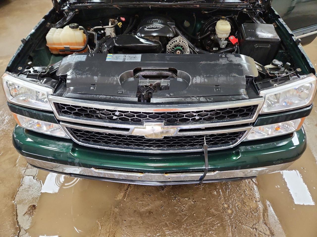 2006 Chevrolet Silverado K1500 Green vin: 2GCEK13T061104870