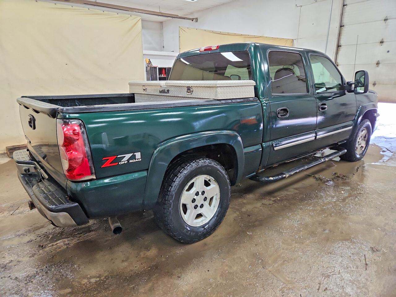2006 Chevrolet Silverado K1500 Green vin: 2GCEK13T061104870