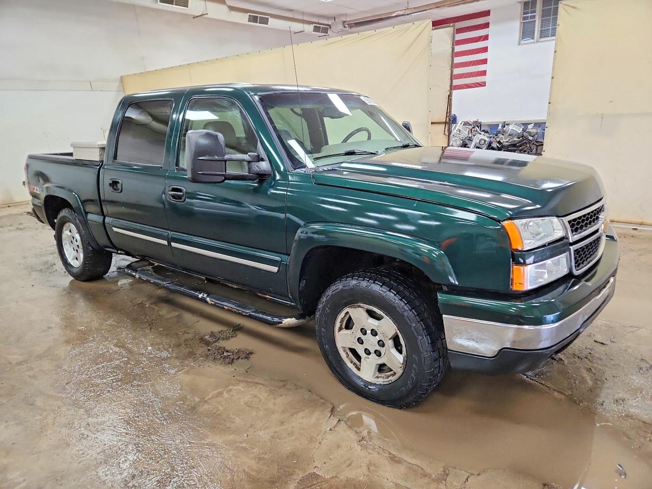 2006 Chevrolet Silverado K1500 Green vin: 2GCEK13T061104870