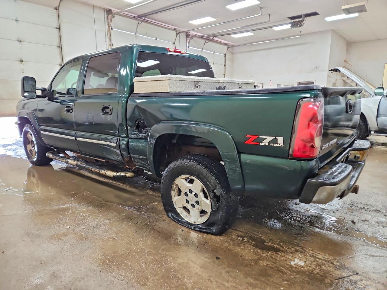 2006 Chevrolet Silverado K1500 Green vin: 2GCEK13T061104870