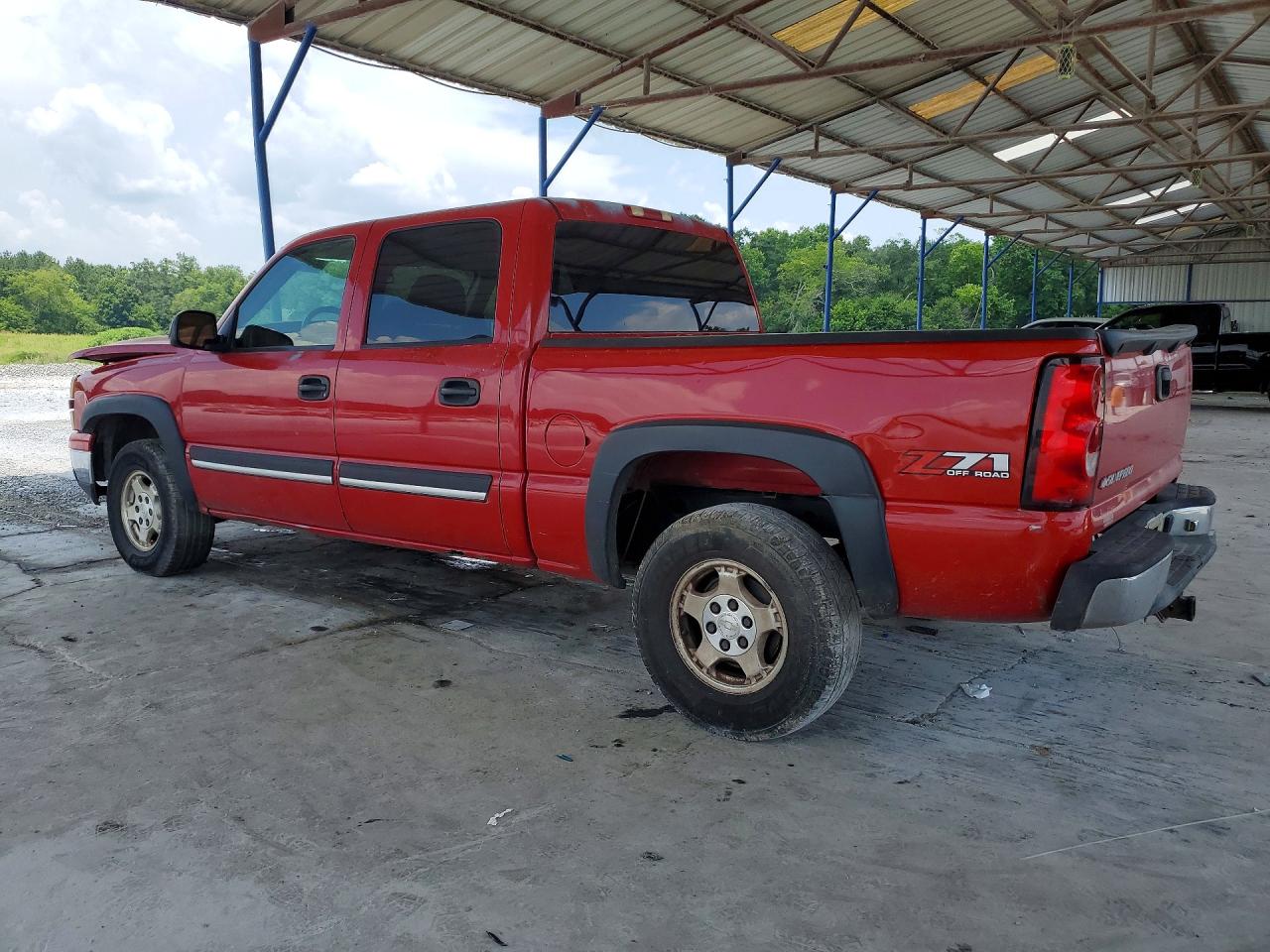 2006 Chevrolet Silverado K1500 Red vin: 2GCEK13T061171081