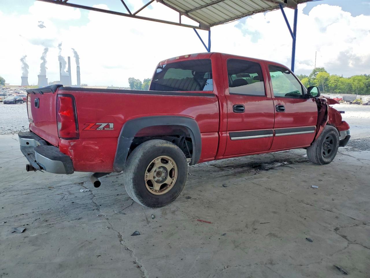 2006 Chevrolet Silverado K1500 Red vin: 2GCEK13T061171081