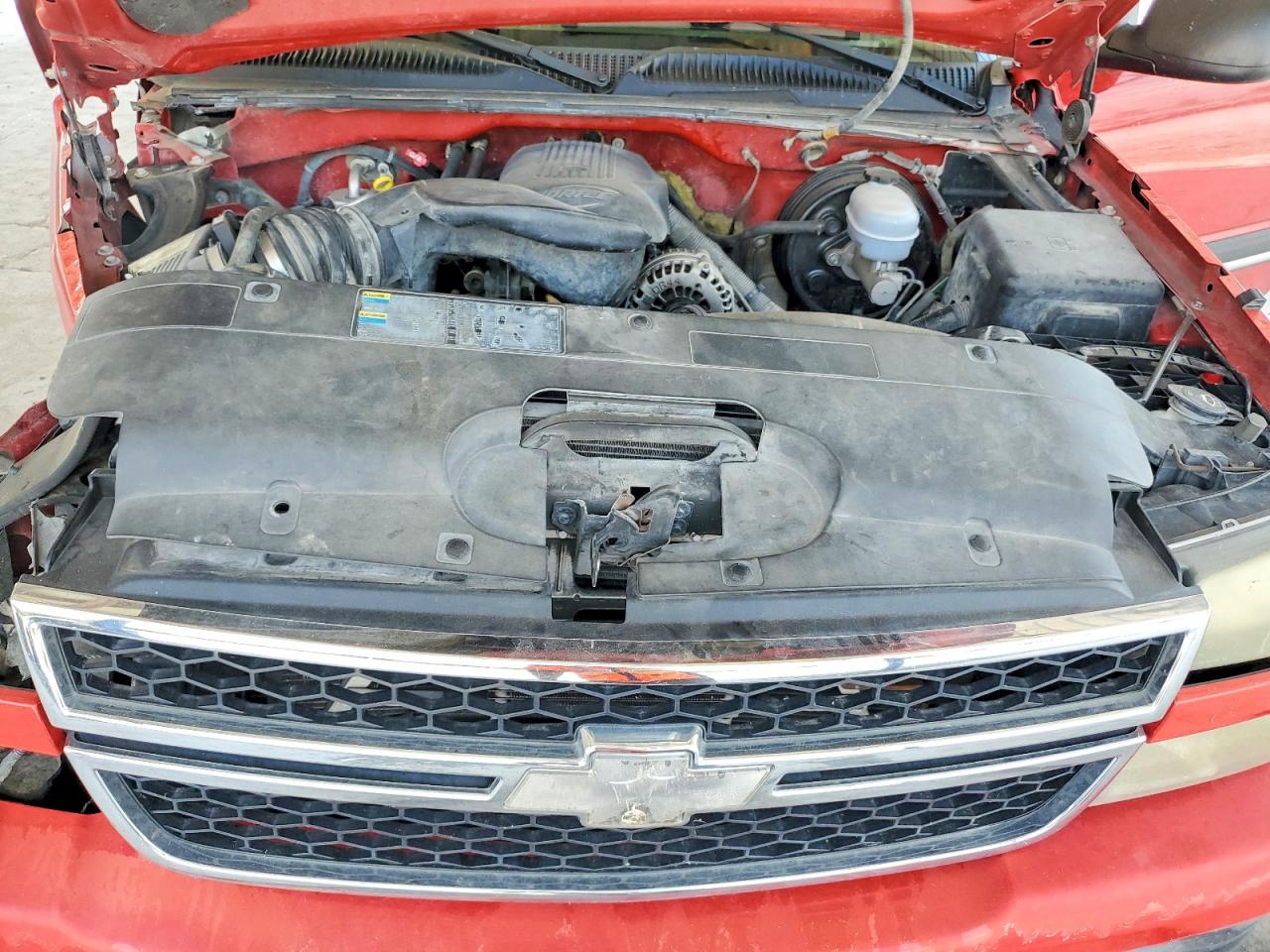 2006 Chevrolet Silverado K1500 Red vin: 2GCEK13T061171081