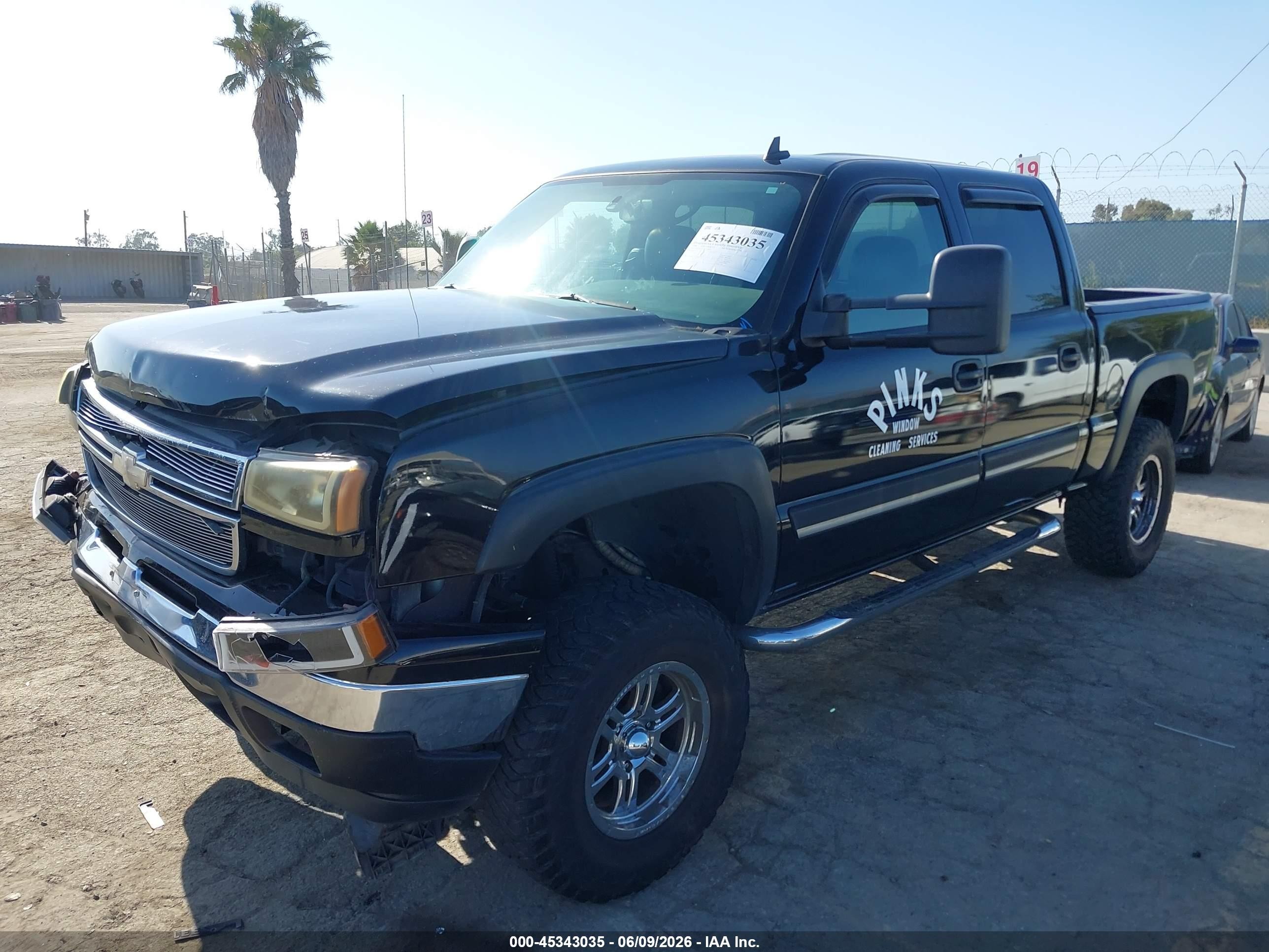 2006 Chevrolet Silverado 1500 Lt3 Black vin: 2GCEK13T061190892
