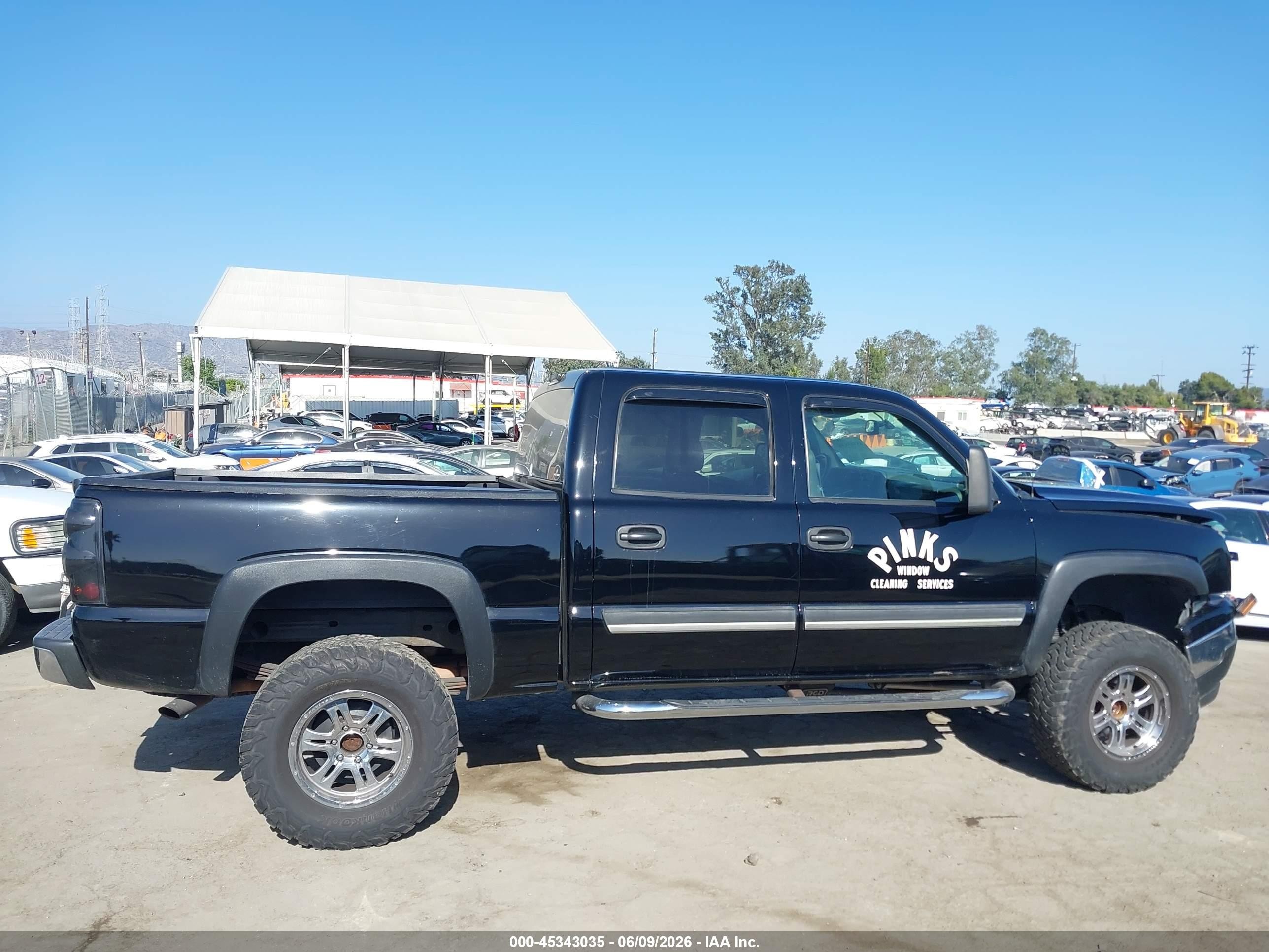 2006 Chevrolet Silverado 1500 Lt3 Black vin: 2GCEK13T061190892