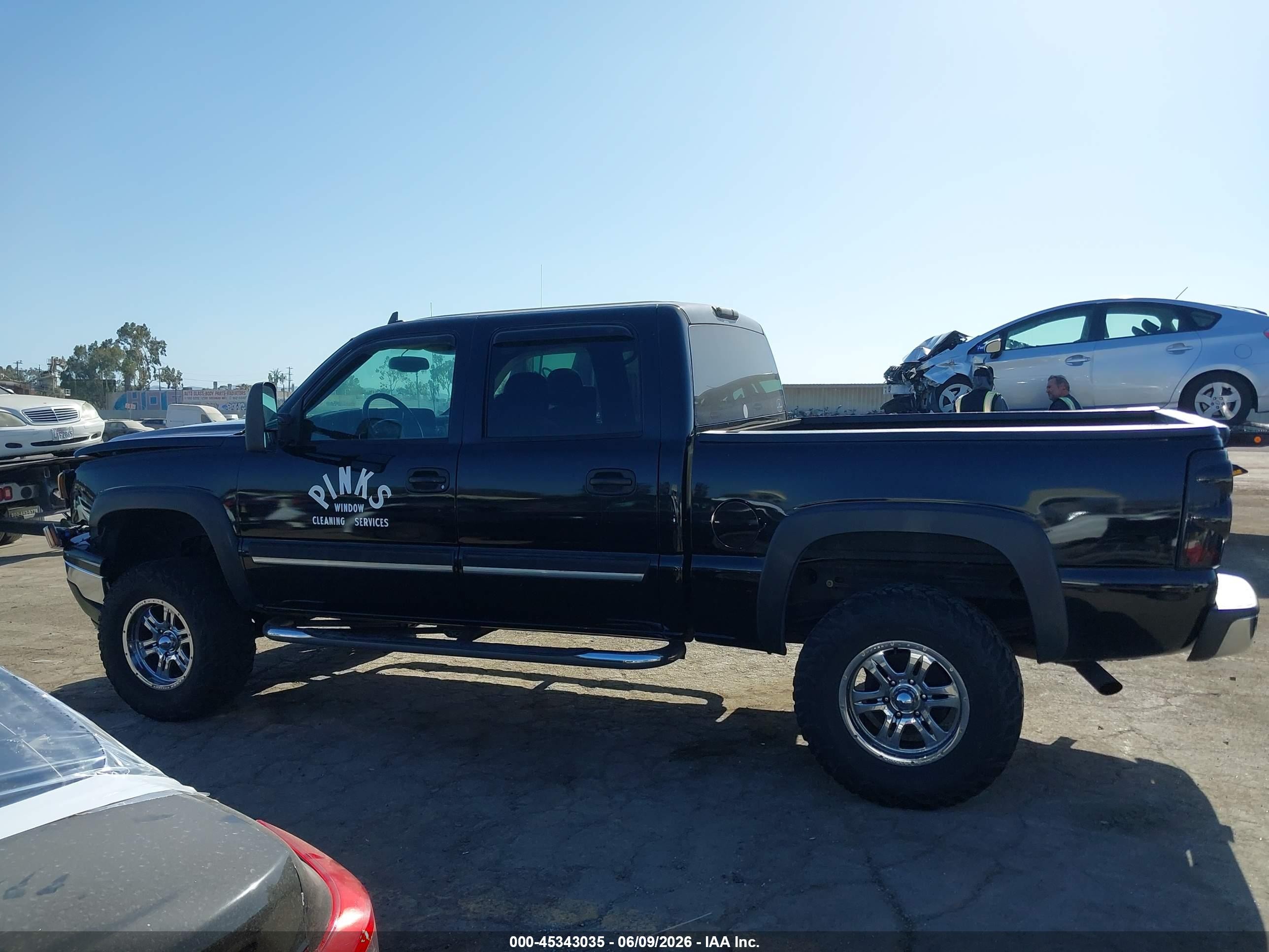 2006 Chevrolet Silverado 1500 Lt3 Black vin: 2GCEK13T061190892