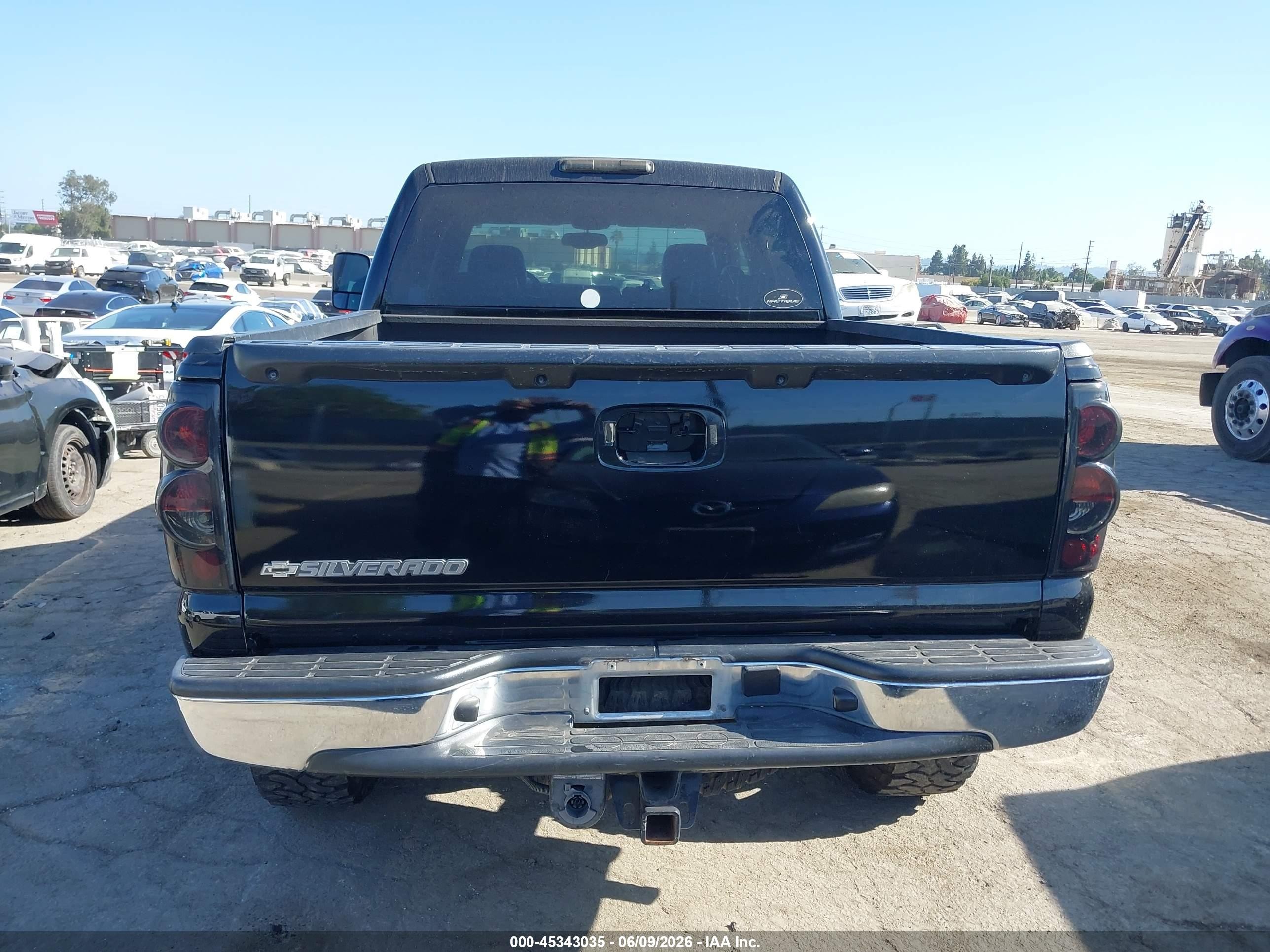 2006 Chevrolet Silverado 1500 Lt3 Black vin: 2GCEK13T061190892