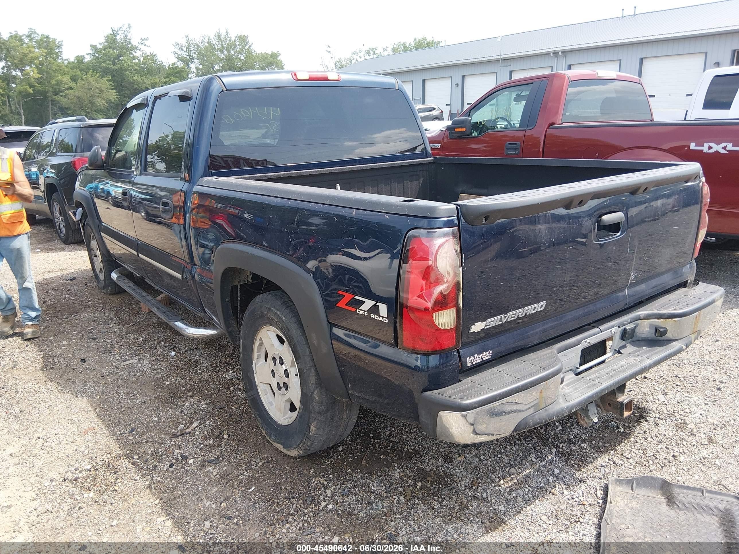 2006 Chevrolet Silverado 1500 Lt3 Blue vin: 2GCEK13T061209148