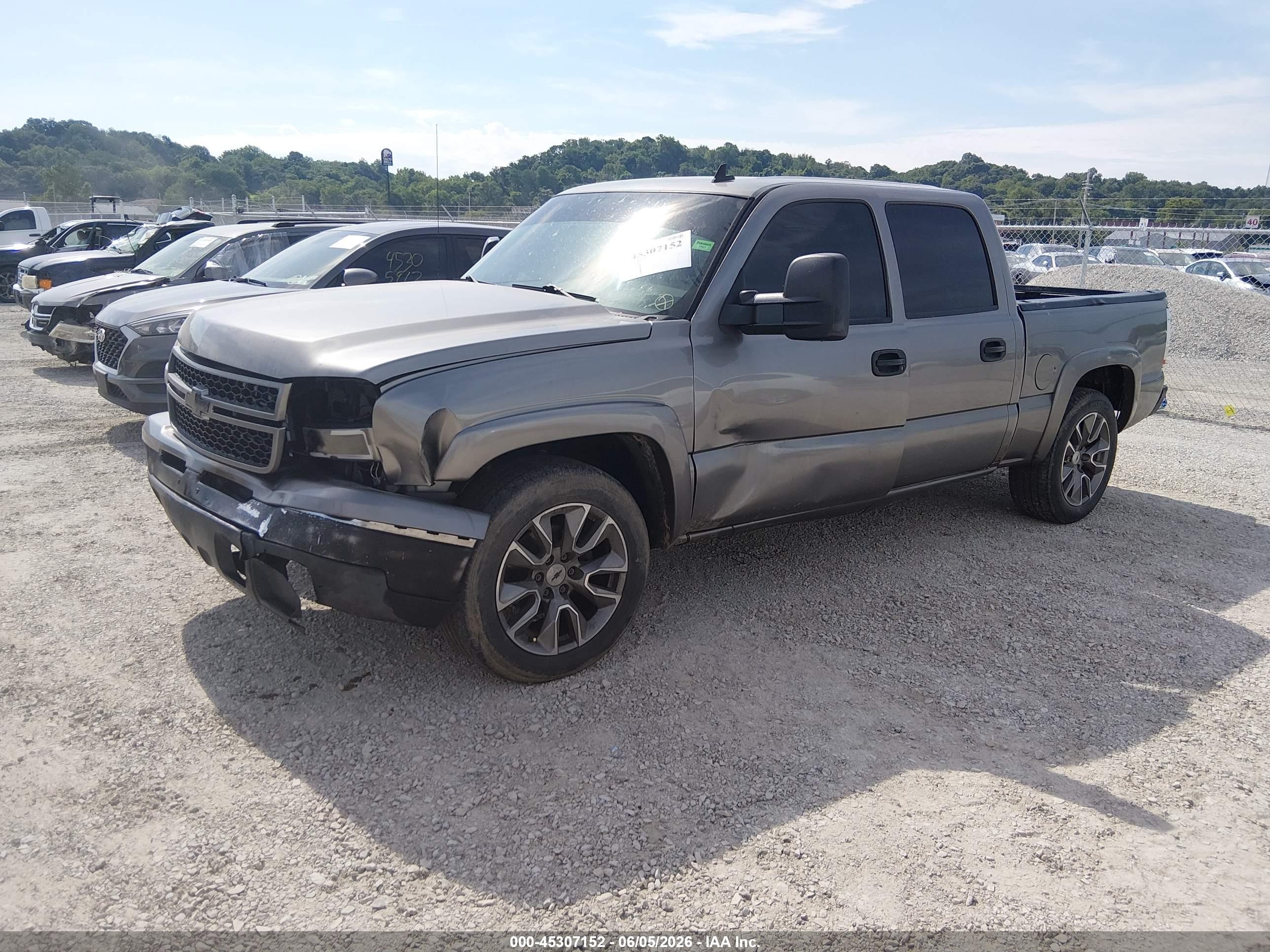 2006 Chevrolet Silverado 1500 Lt1 Gray vin: 2GCEK13T061217072