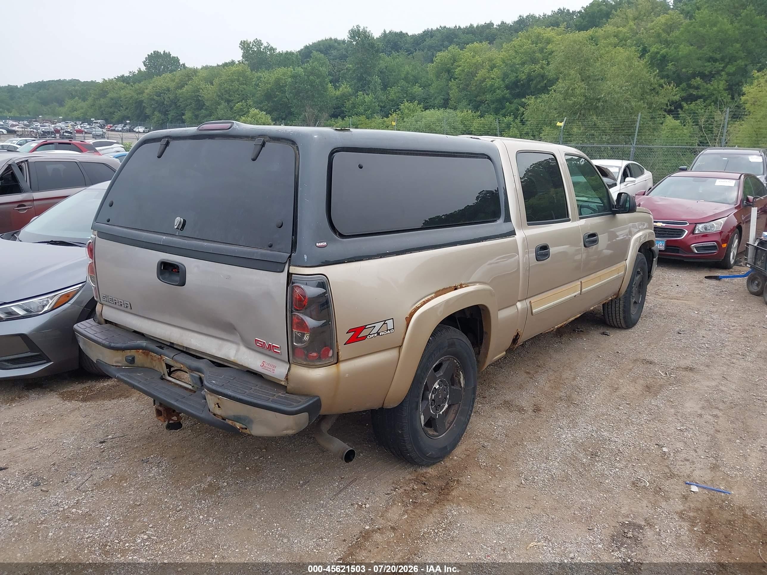 2004 Chevrolet Silverado 1500 Z71 Gold vin: 2GCEK13T141342160