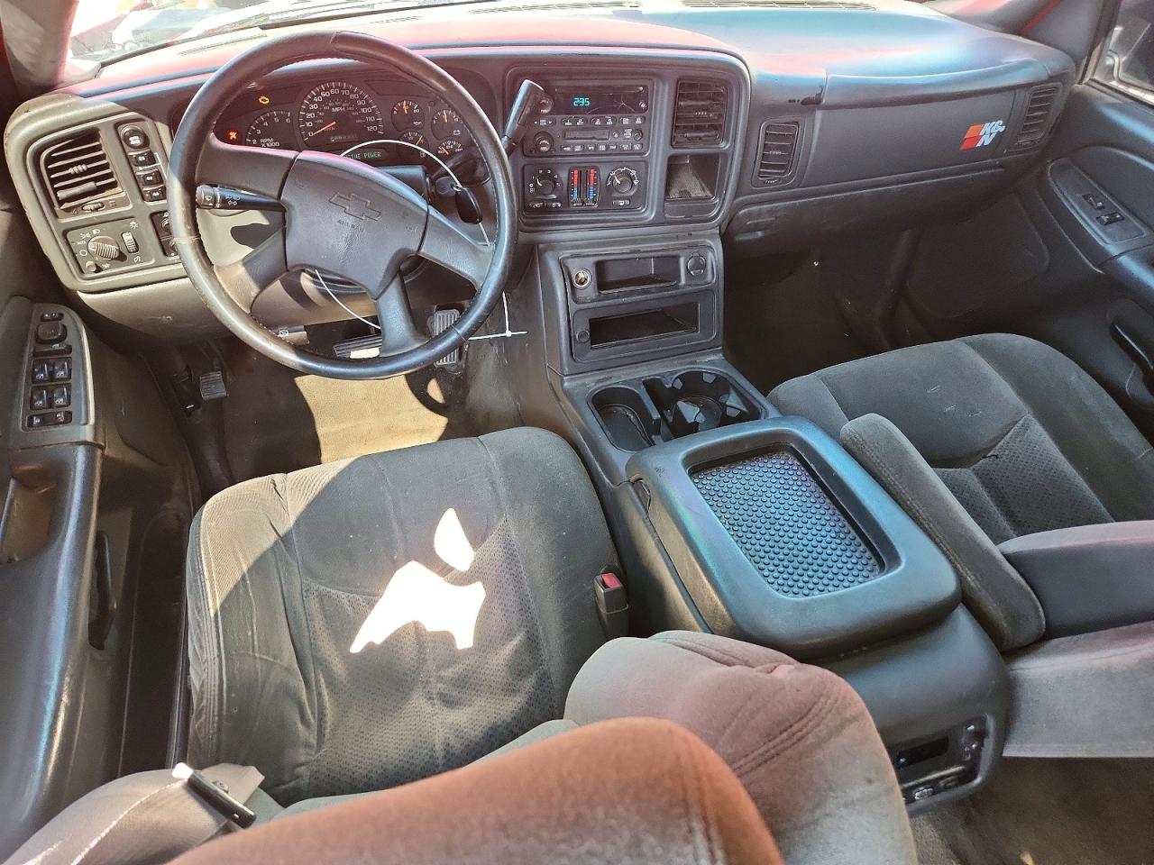 2005 Chevrolet Silverado K1500 Red vin: 2GCEK13T151112992
