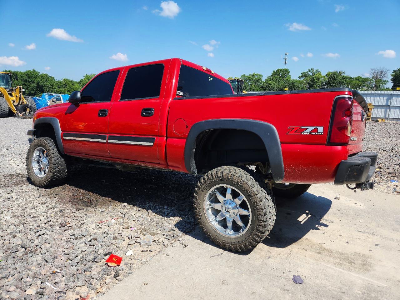 2005 Chevrolet Silverado K1500 Red vin: 2GCEK13T151112992