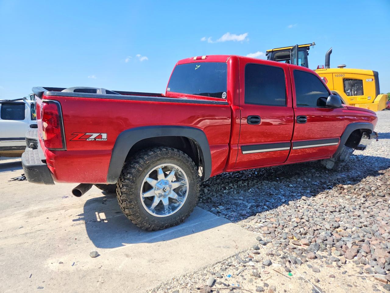 2005 Chevrolet Silverado K1500 Red vin: 2GCEK13T151112992