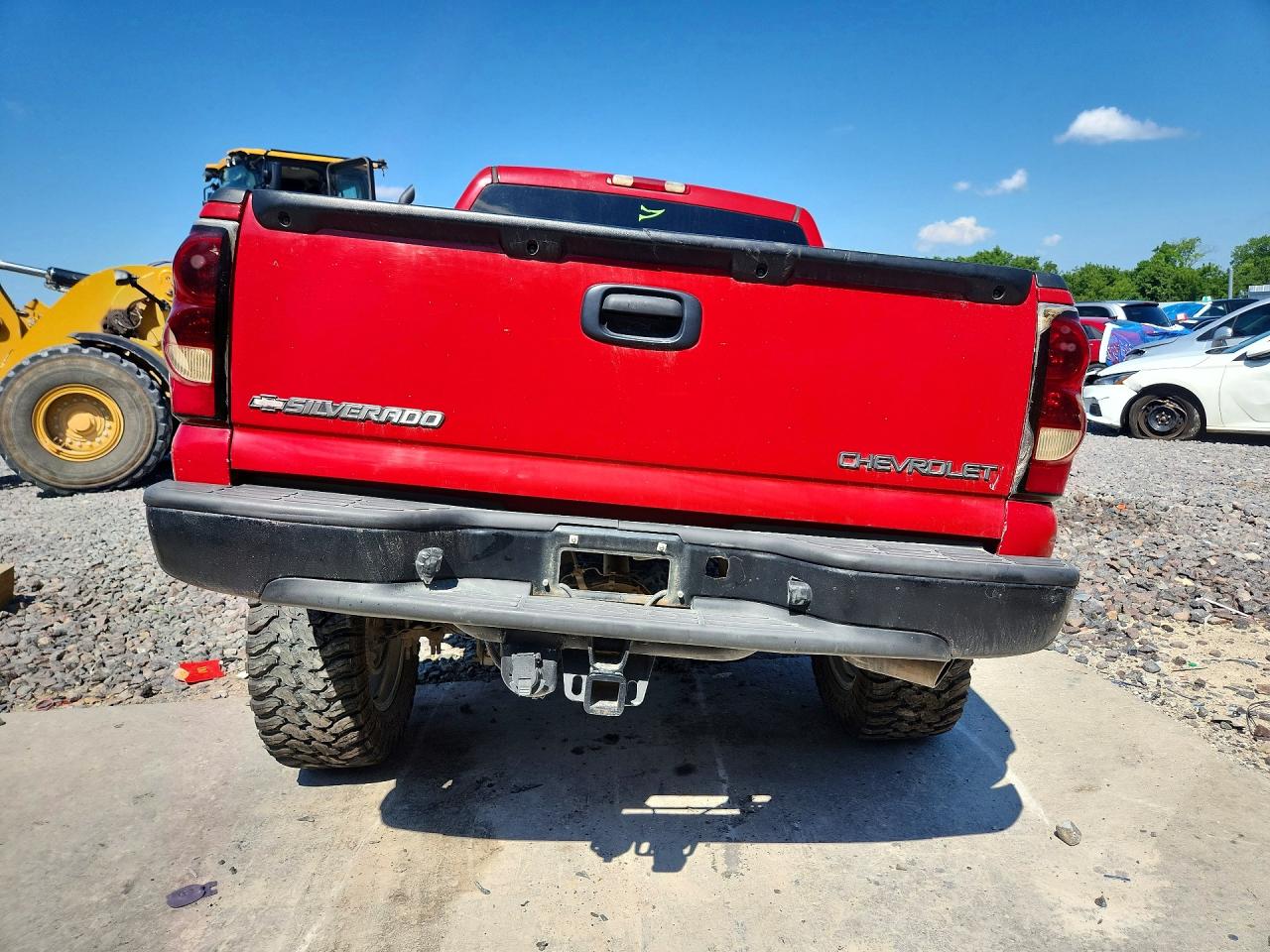 2005 Chevrolet Silverado K1500 Red vin: 2GCEK13T151112992