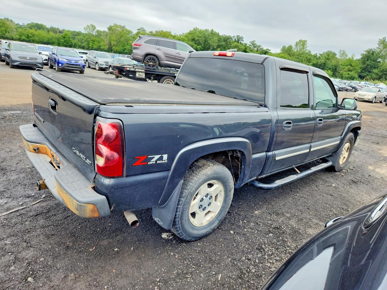 2005 Chevrolet Silverado K1500 Gray vin: 2GCEK13T151372289