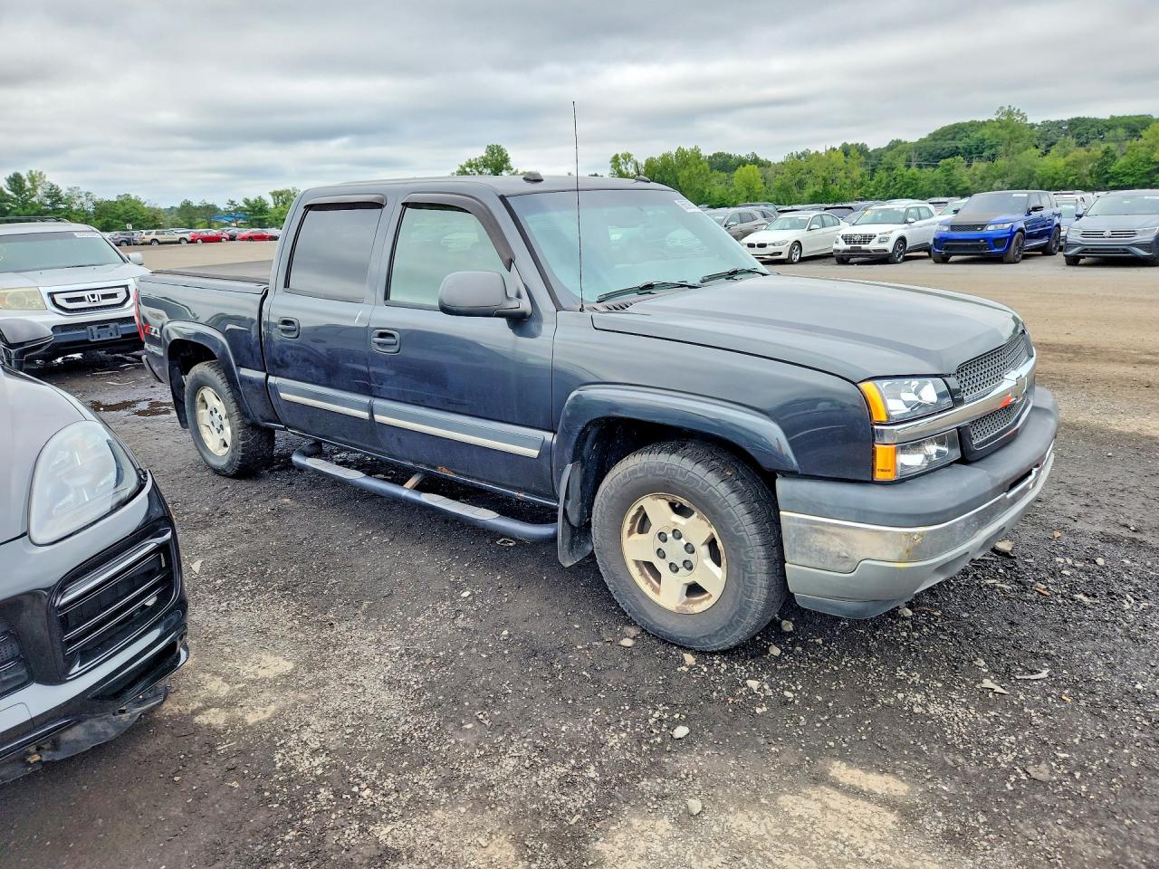2005 Chevrolet Silverado K1500 Gray vin: 2GCEK13T151372289