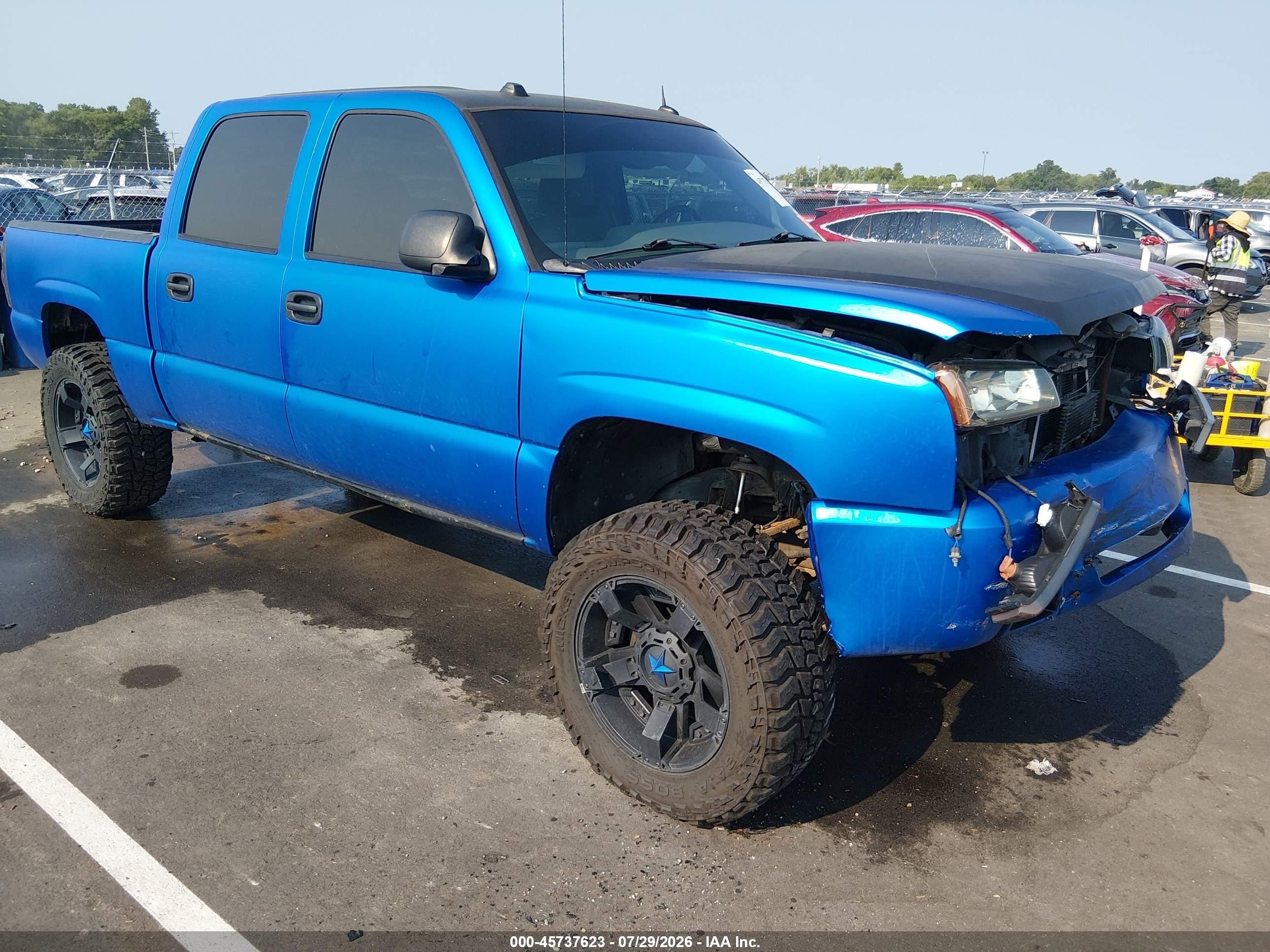 2005 Chevrolet Silverado 1500 Lt Синий vin: 2GCEK13T151386855