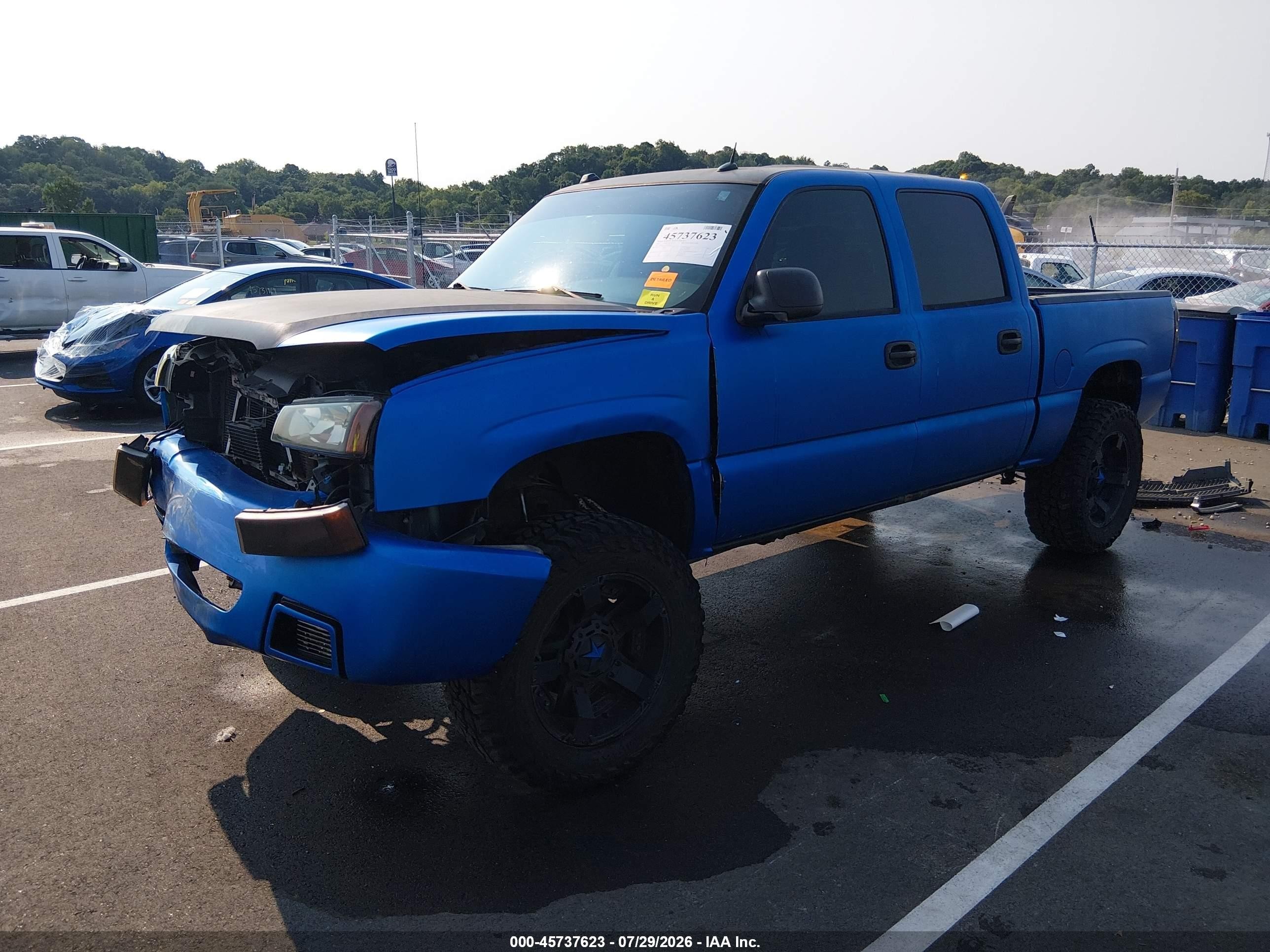 2005 Chevrolet Silverado 1500 Lt Синий vin: 2GCEK13T151386855
