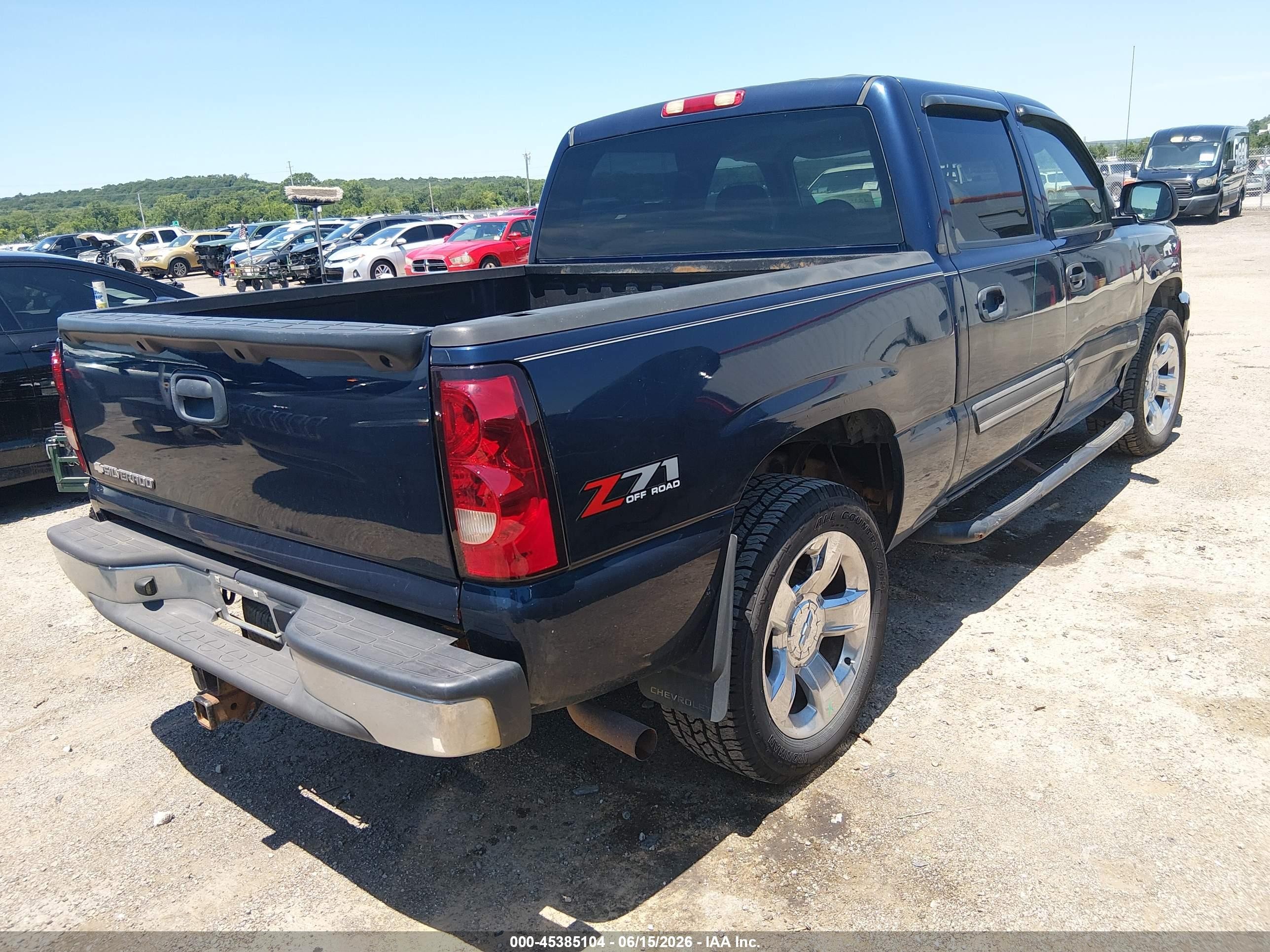 2006 Chevrolet Silverado 1500 Lt2 Dark Blue vin: 2GCEK13T161125758