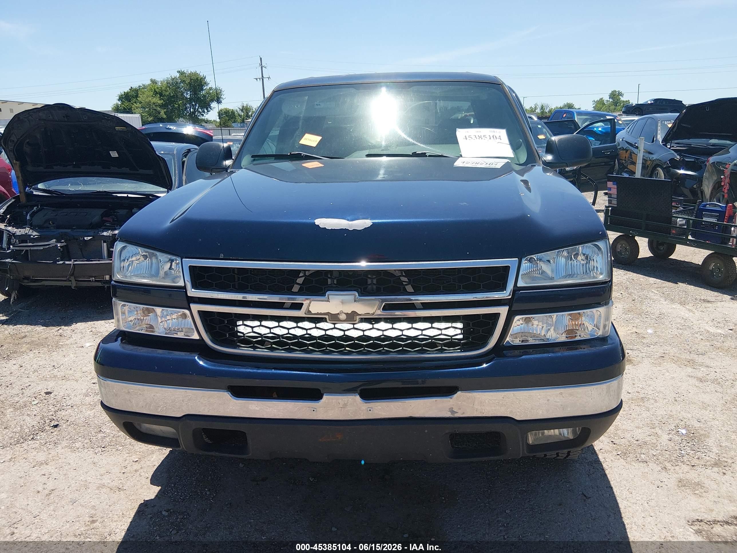 2006 Chevrolet Silverado 1500 Lt2 Dark Blue vin: 2GCEK13T161125758