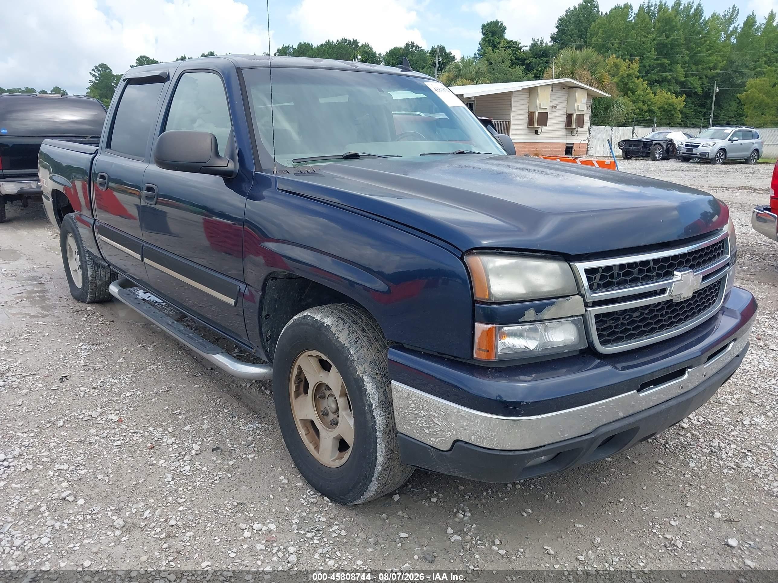 2006 Chevrolet Silverado 1500 Lt3 Blue vin: 2GCEK13T161206002