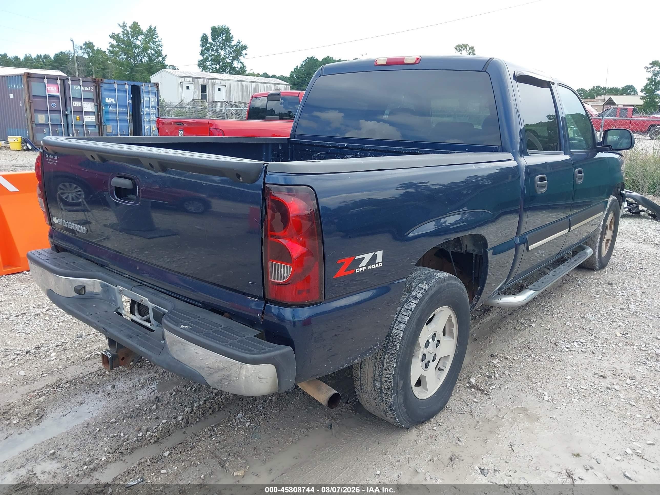 2006 Chevrolet Silverado 1500 Lt3 Blue vin: 2GCEK13T161206002