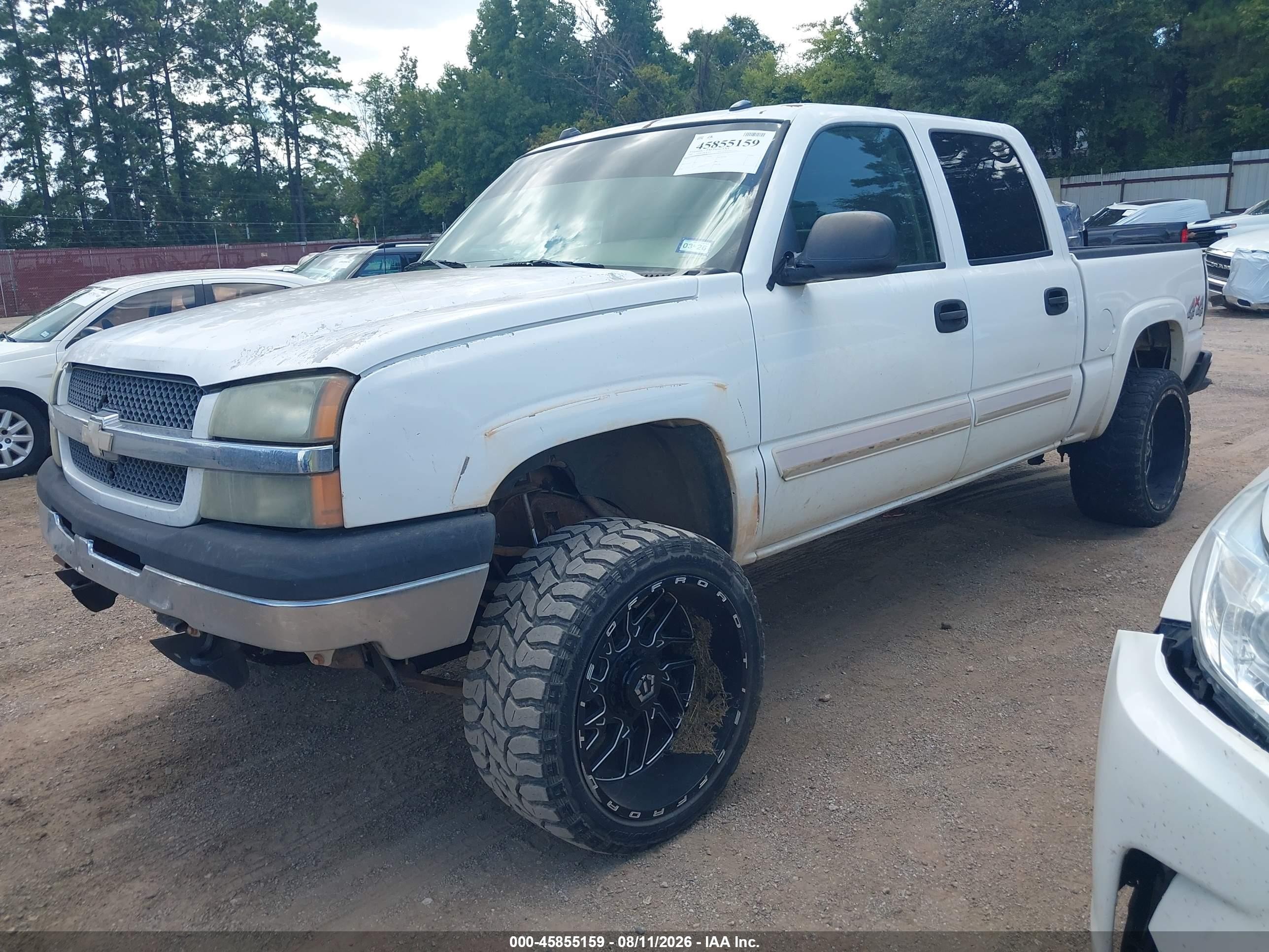 2005 Chevrolet Silverado 1500 Z71 White vin: 2GCEK13T251210753