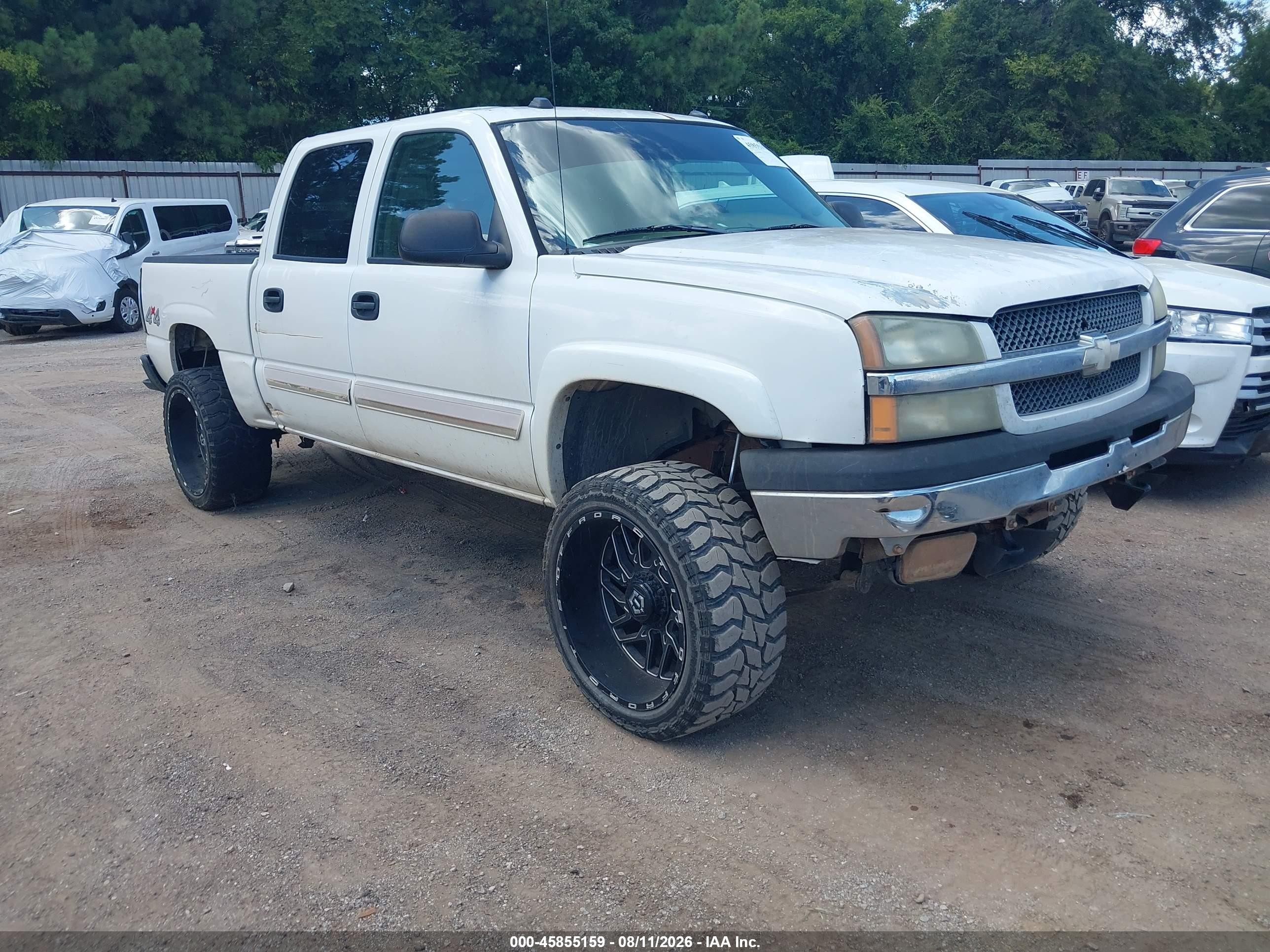 2005 Chevrolet Silverado 1500 Z71 White vin: 2GCEK13T251210753