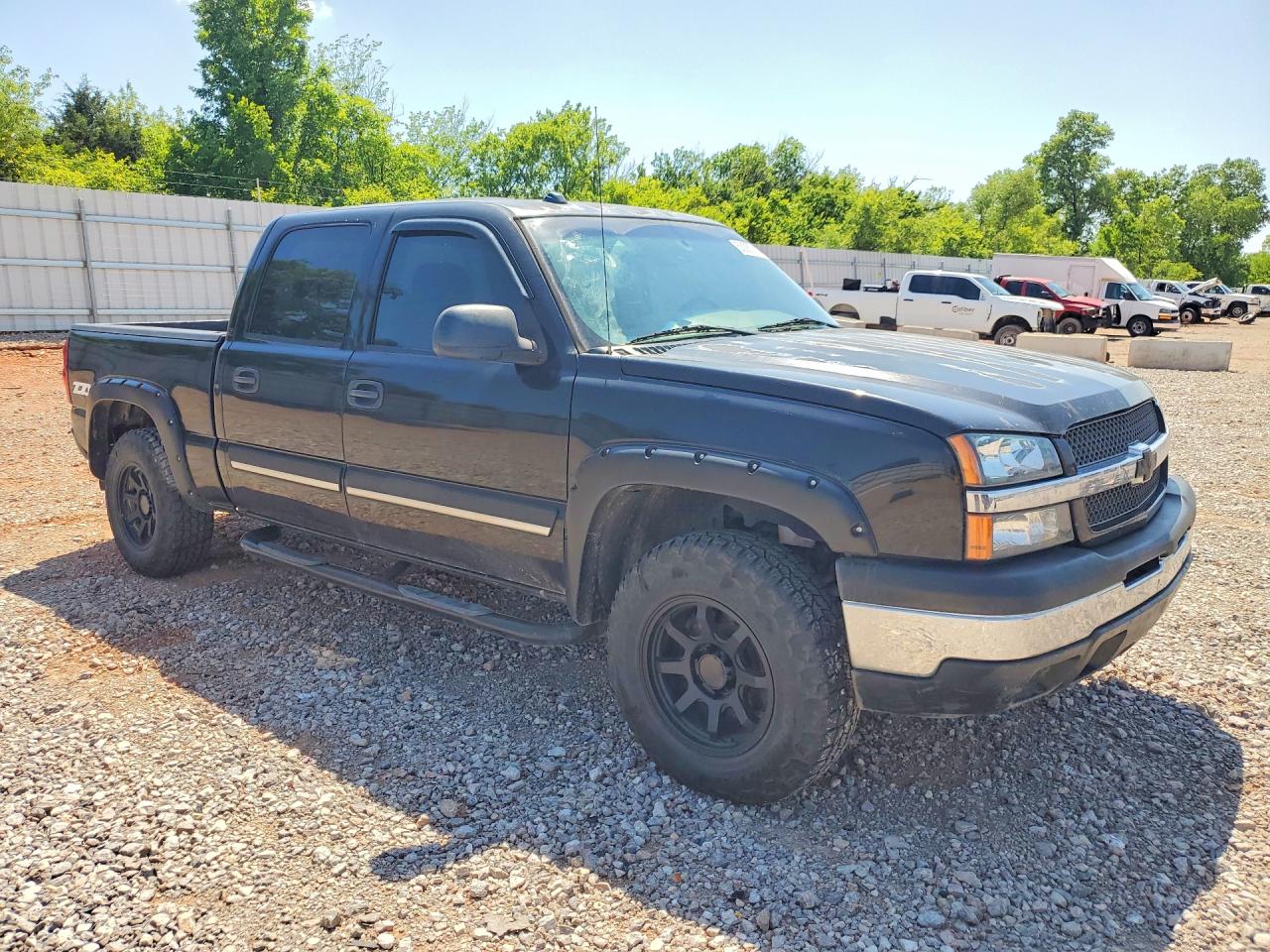 2005 Chevrolet Silverado K1500 Black vin: 2GCEK13T251274887