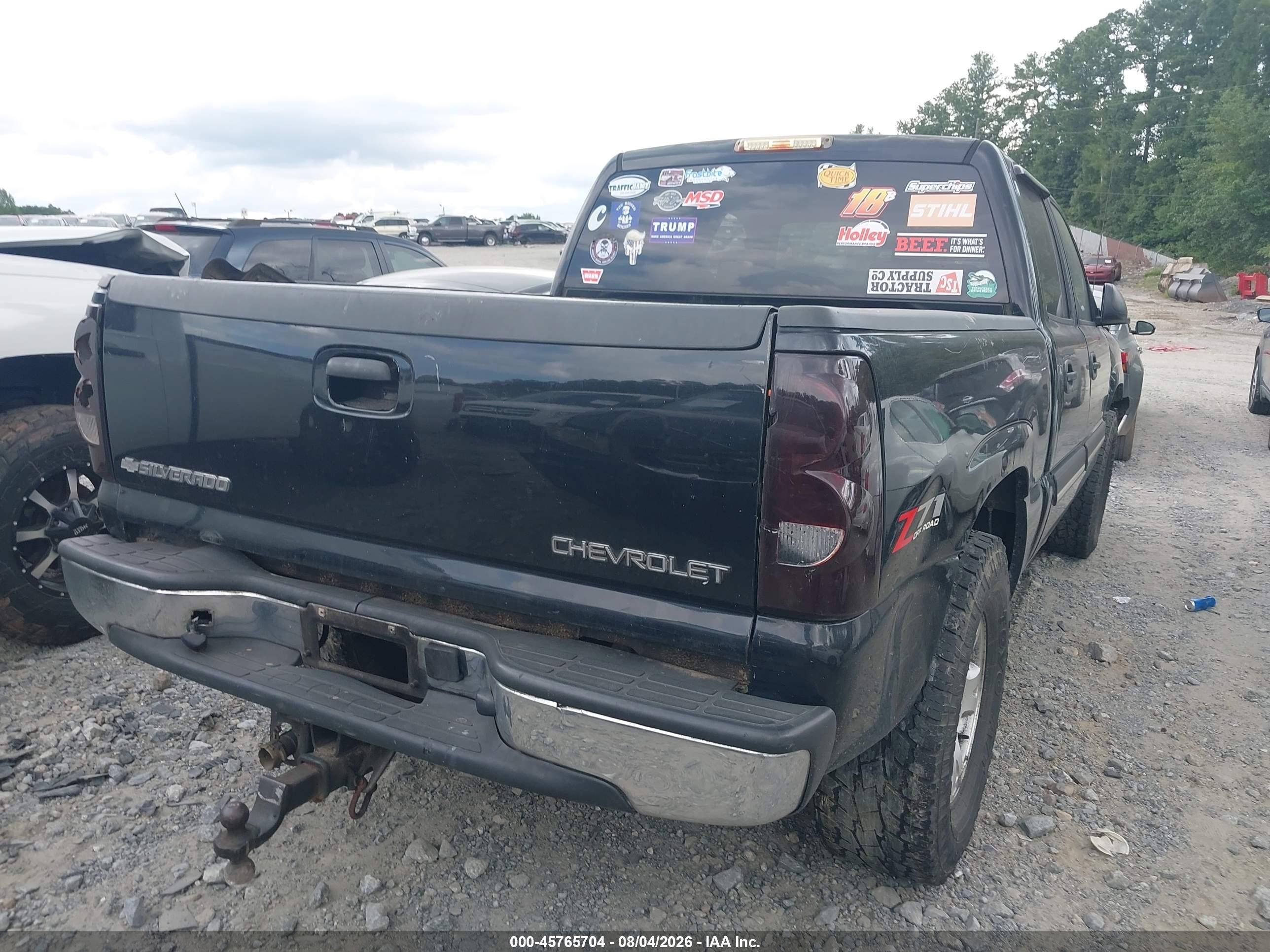 2005 Chevrolet Silverado 1500 Z71 Black vin: 2GCEK13T251342041