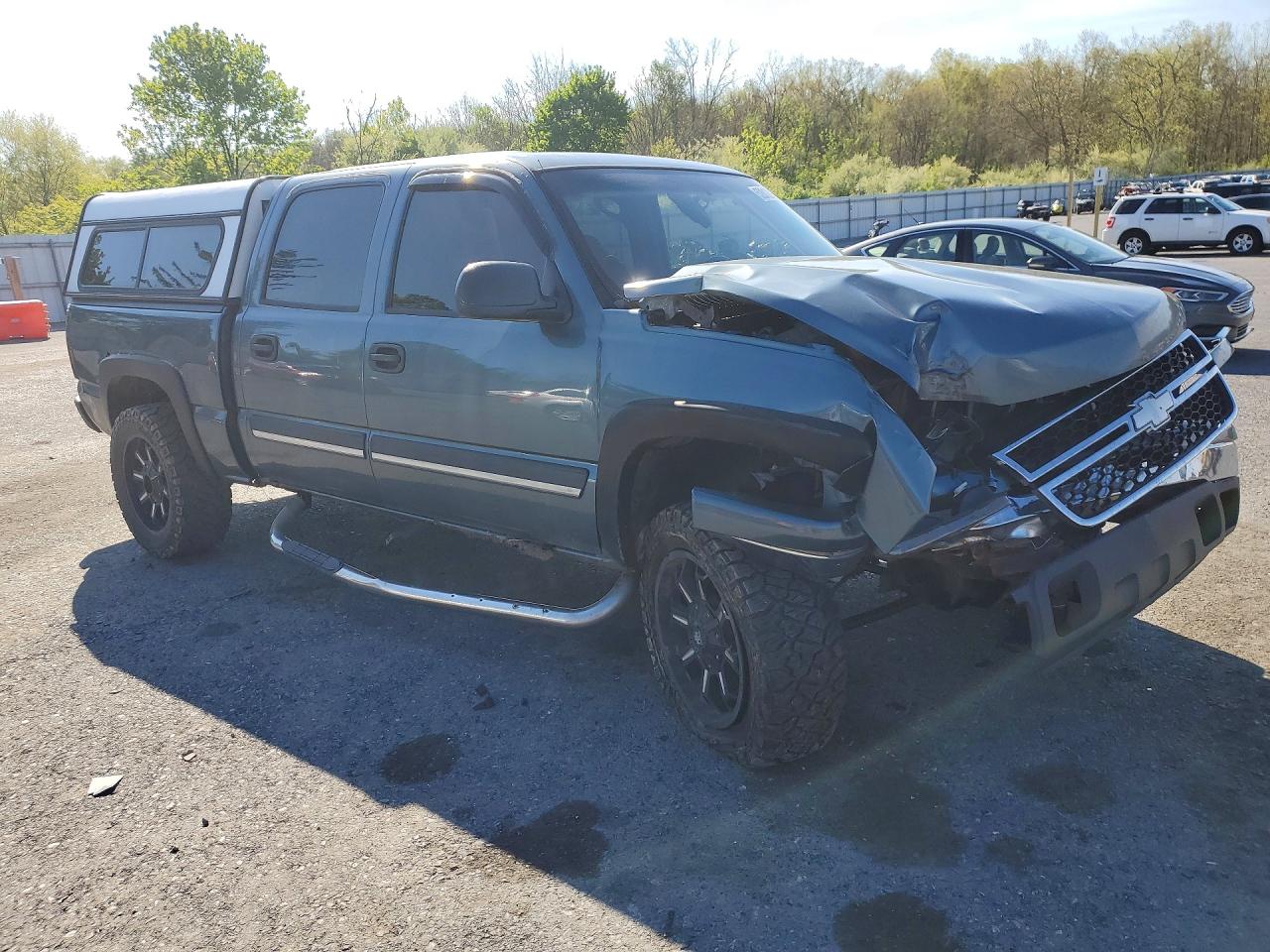 2006 Chevrolet Silverado K1500 Серый vin: 2GCEK13T261125493