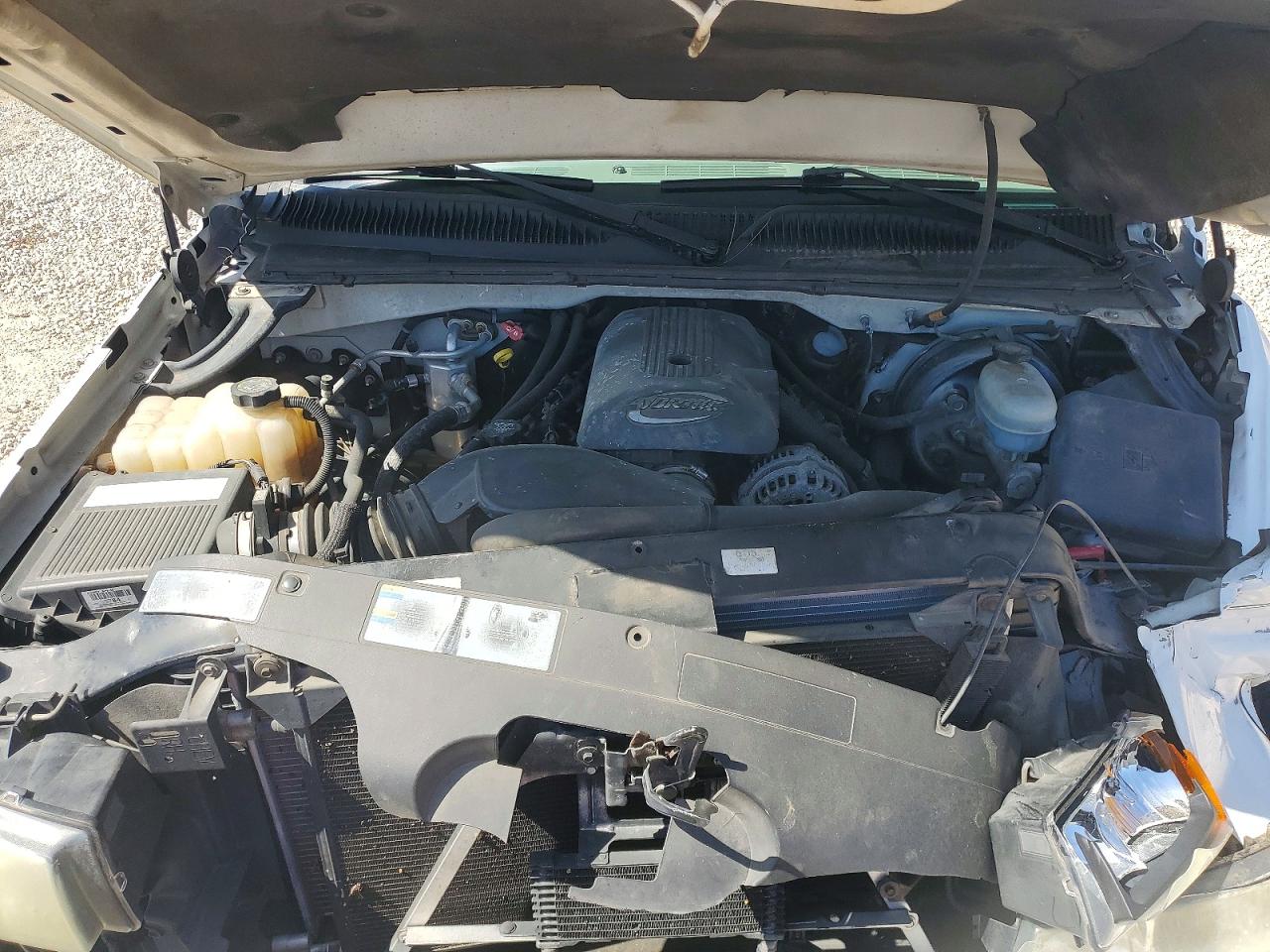 2006 Chevrolet Silverado K1500 White vin: 2GCEK13T261126062