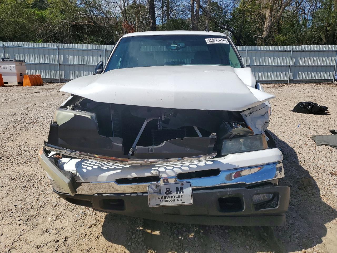 2006 Chevrolet Silverado K1500 White vin: 2GCEK13T261126062