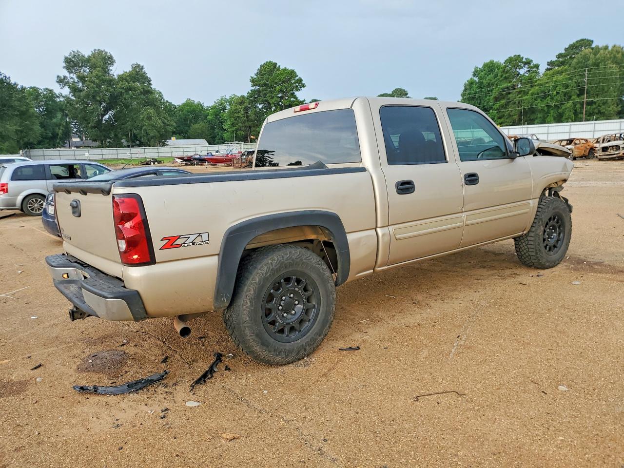 2006 Chevrolet Silverado K1500 Beige vin: 2GCEK13T261202363