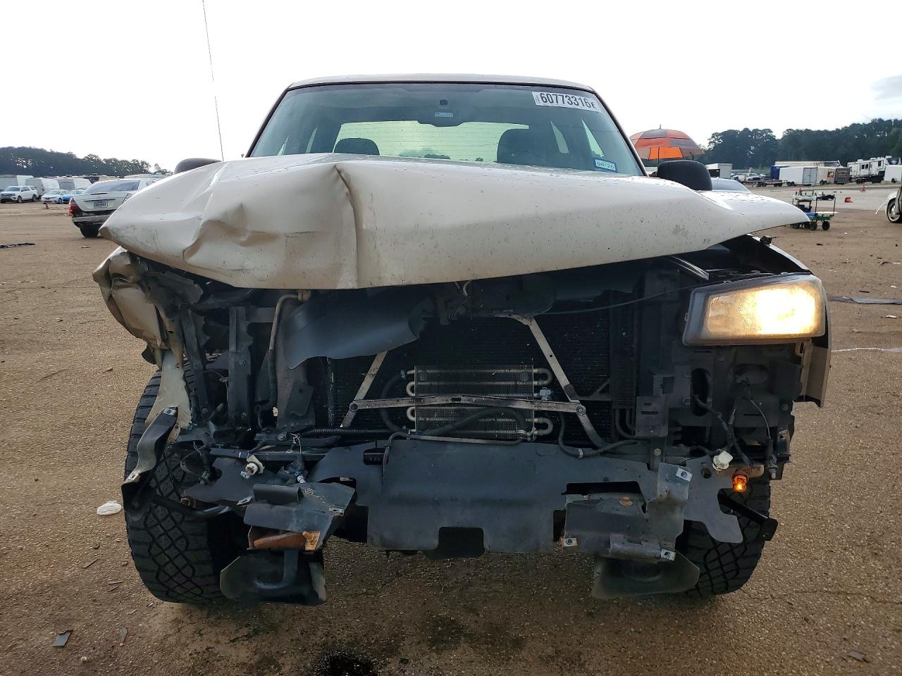 2006 Chevrolet Silverado K1500 Beige vin: 2GCEK13T261202363