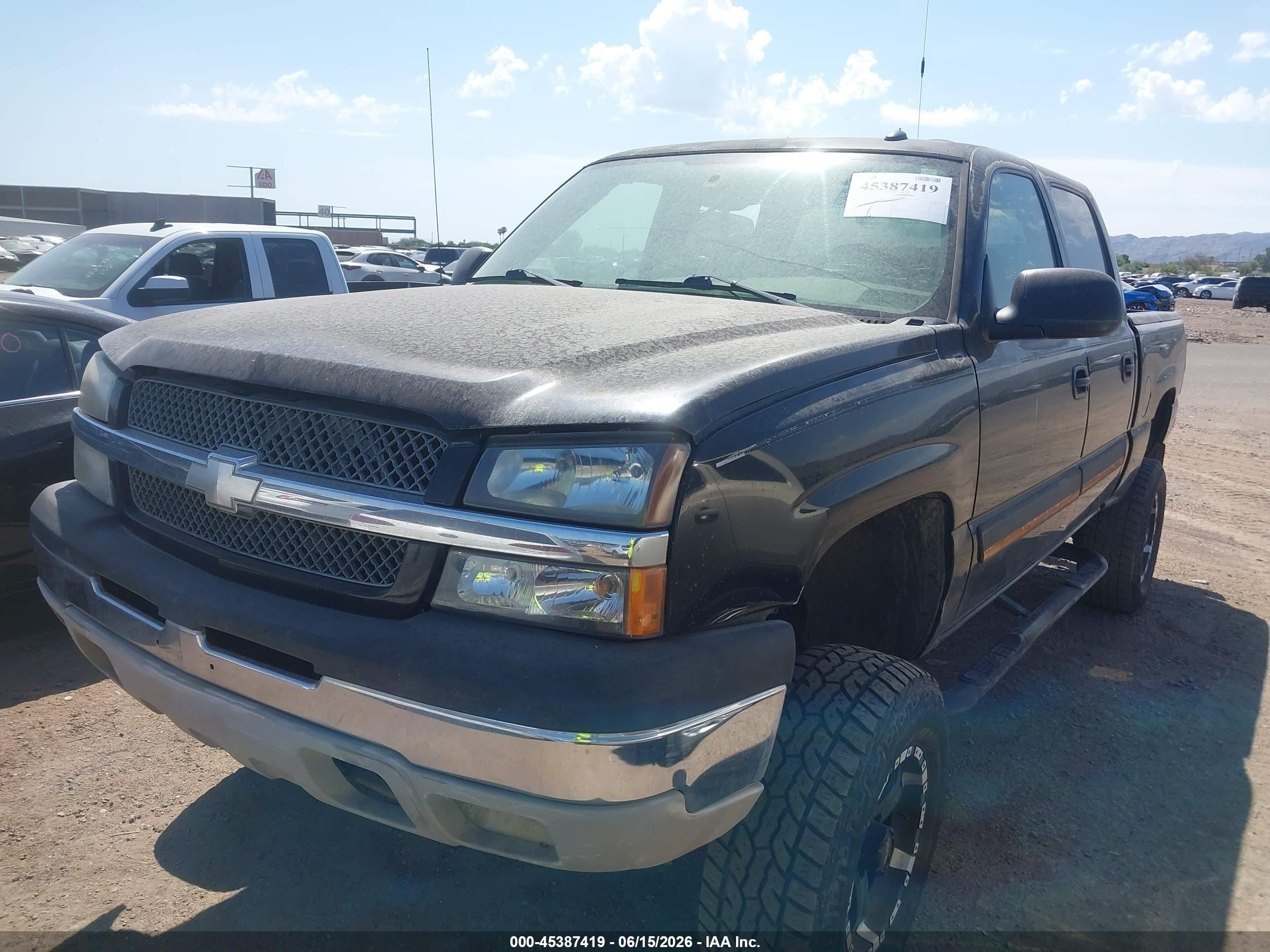 2004 Chevrolet Silverado 1500 Lt Black vin: 2GCEK13T341419157