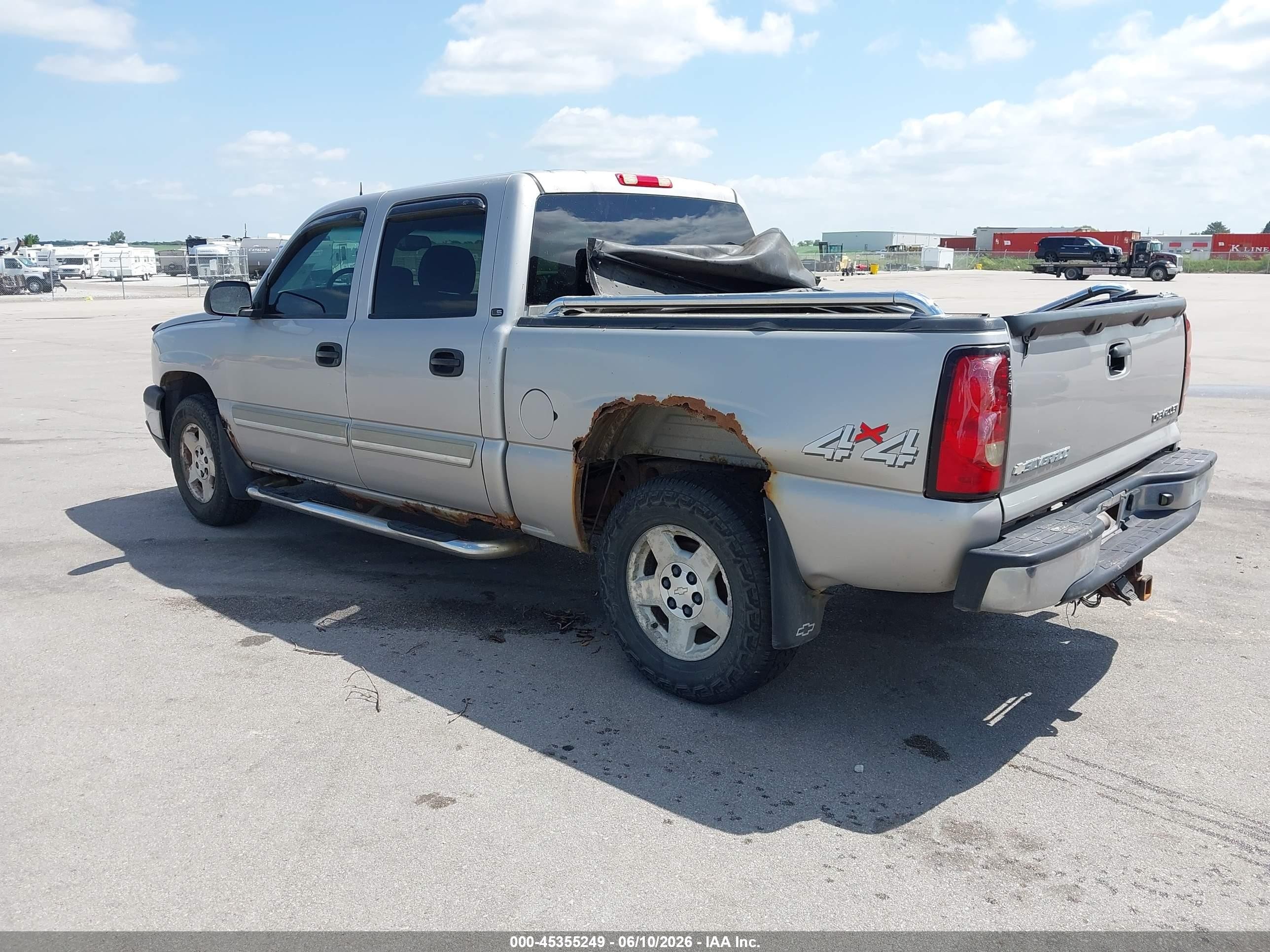 2005 Chevrolet Silverado 1500 Ls Серый vin: 2GCEK13T351225701