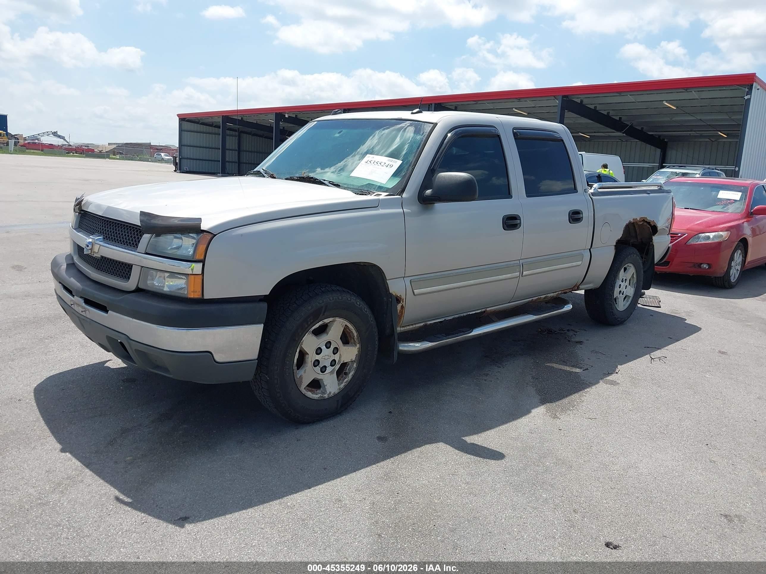 2005 Chevrolet Silverado 1500 Ls Серый vin: 2GCEK13T351225701
